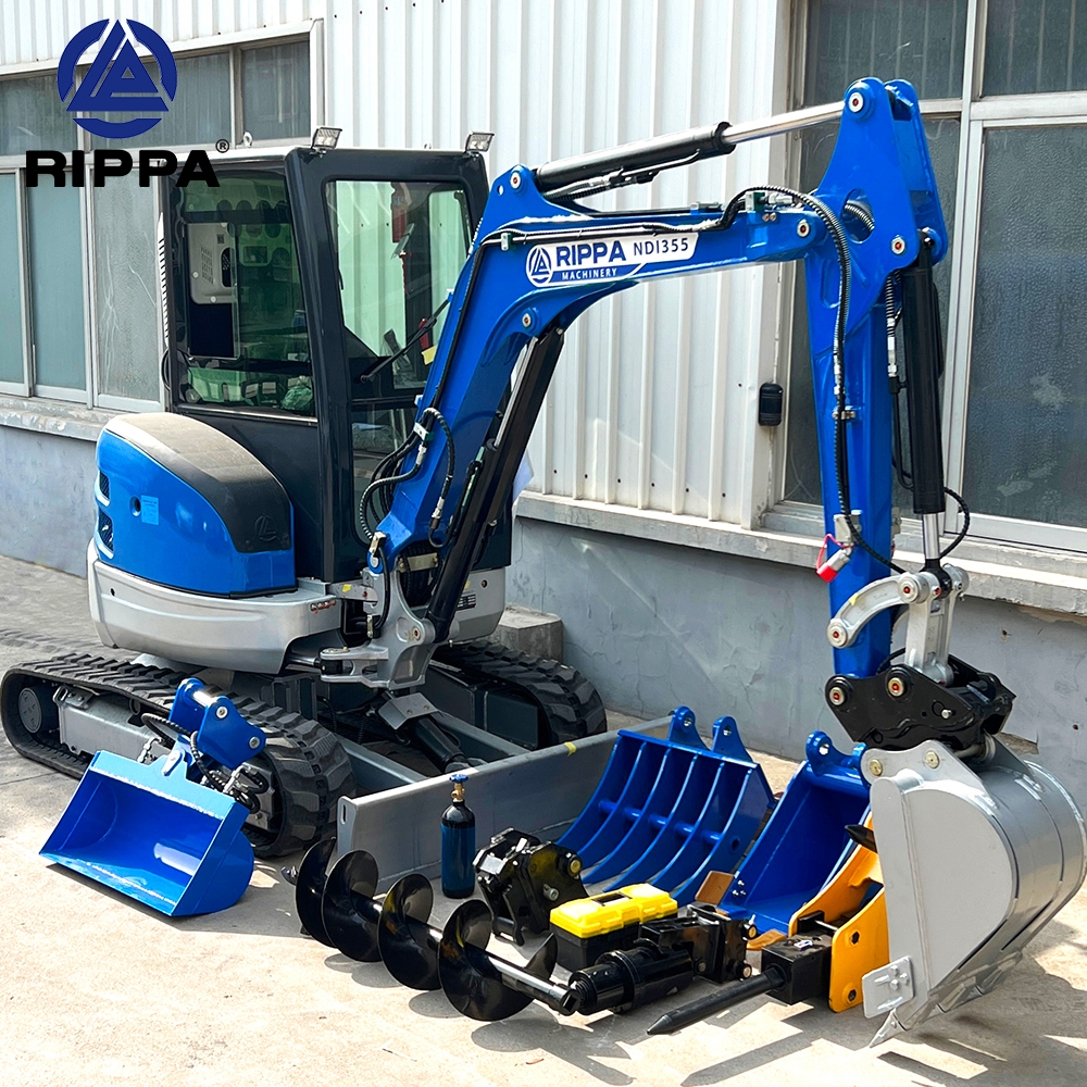 💥RIPPA's all-new R06 mini excavator—small size, big power! Equipped ...