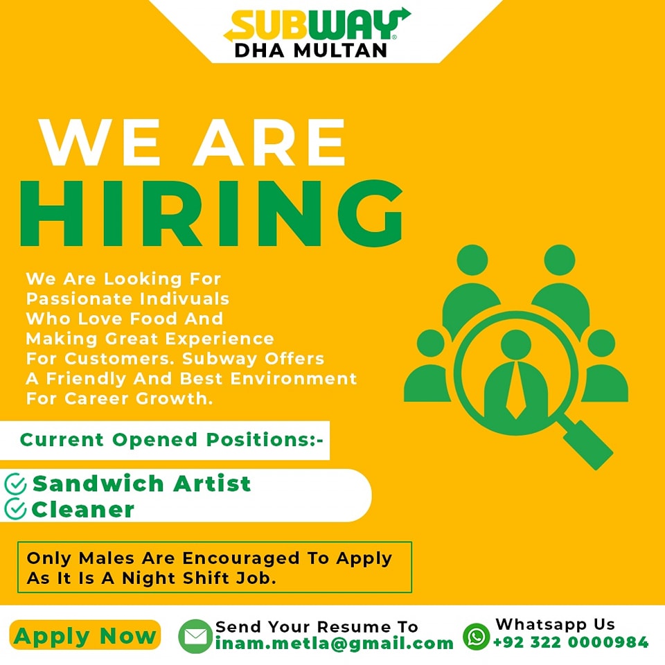 Subway DHA Multan