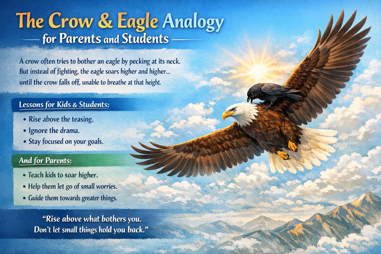 Best - The Crow & Eagle Lesson — A Parenting & Education Perspective A ...