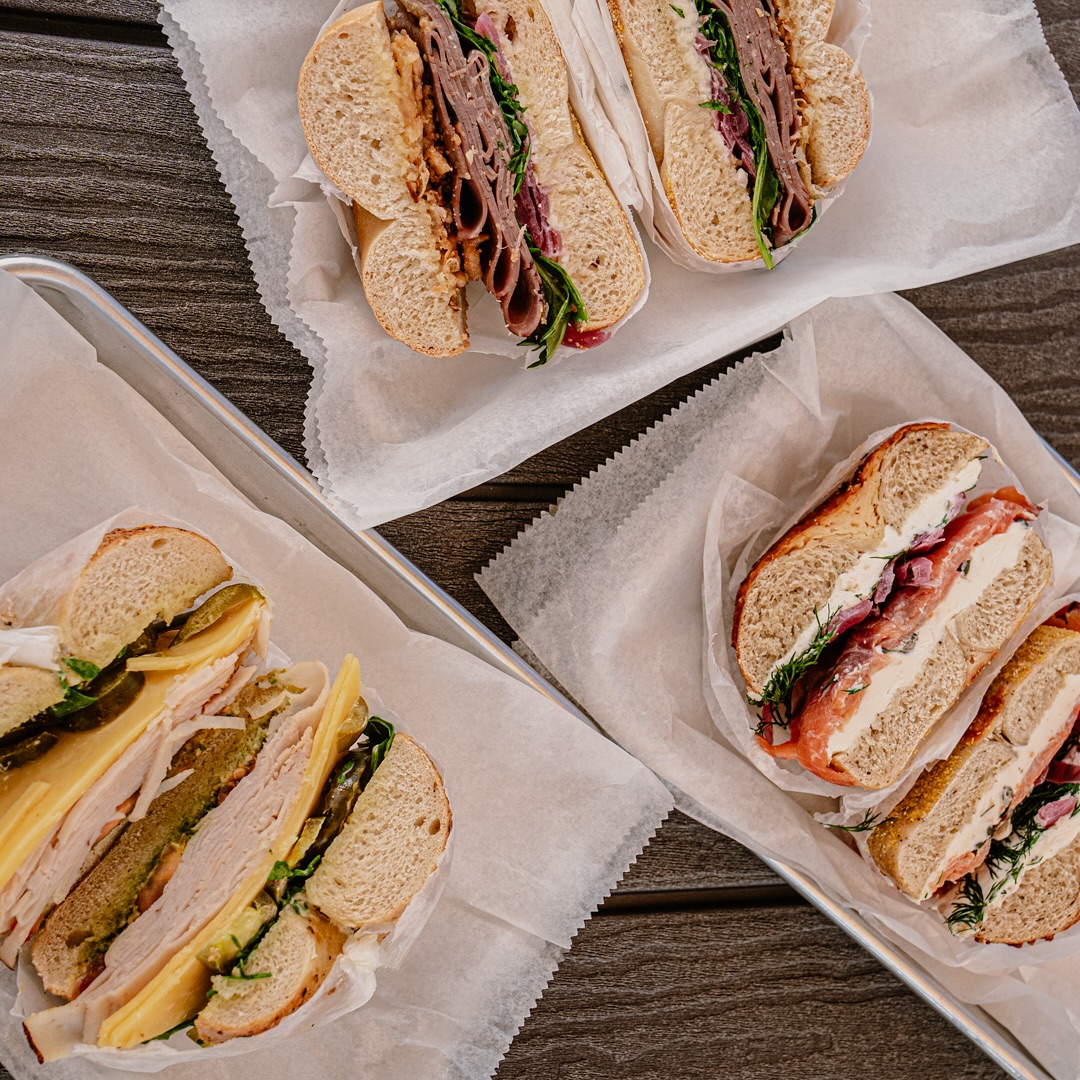 Picture of Cool - our bagel sandwiches are the perfect way to start your morning ...