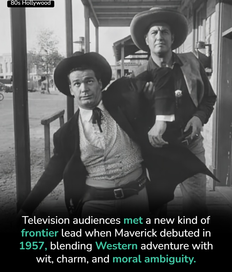 80s - Maverick reimagined the television Western by replacing stoic ...