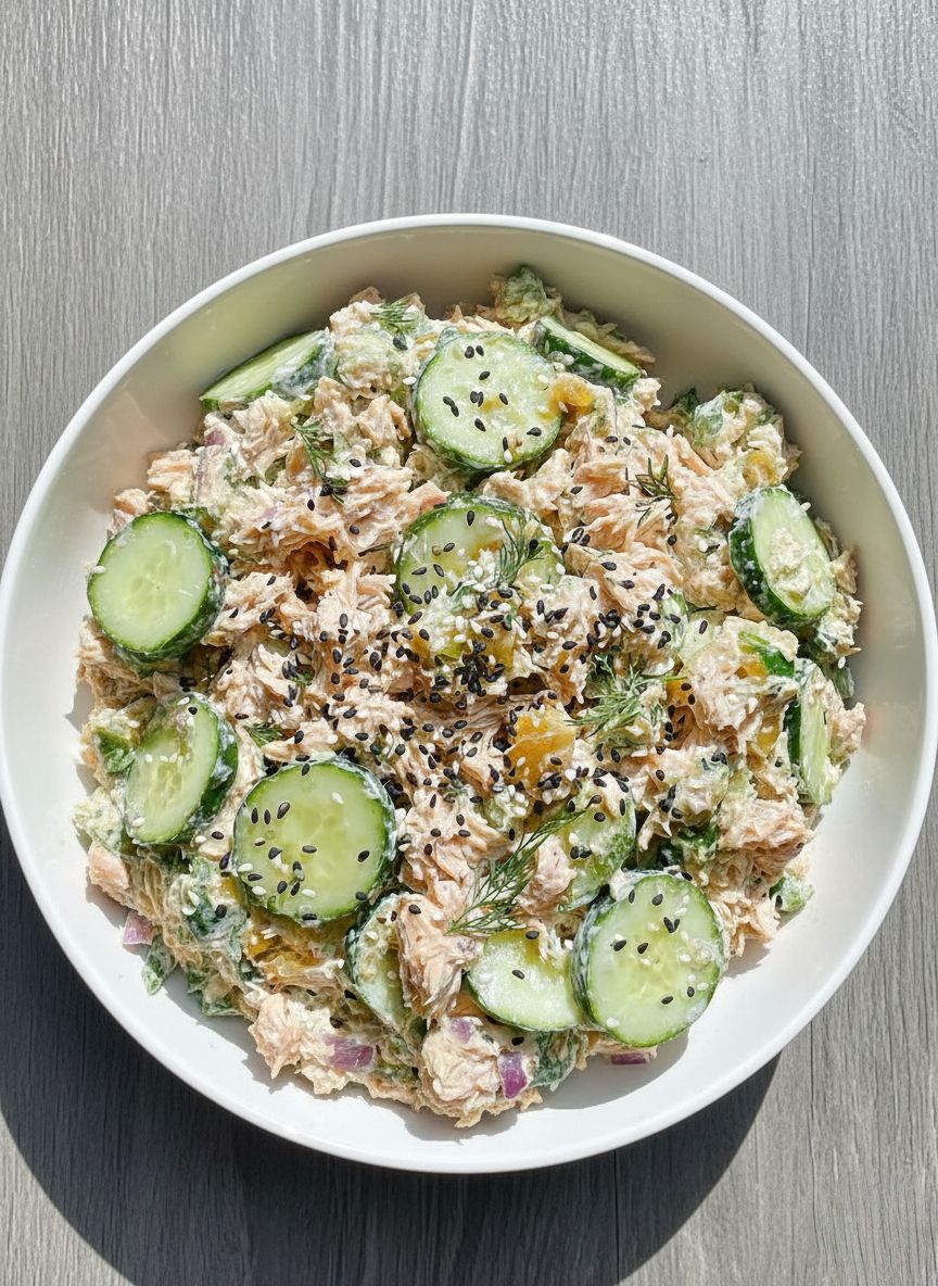 Creamy Cucumber Tuna Salad 🤩 Protein... - Larissa rissy roo | Facebook