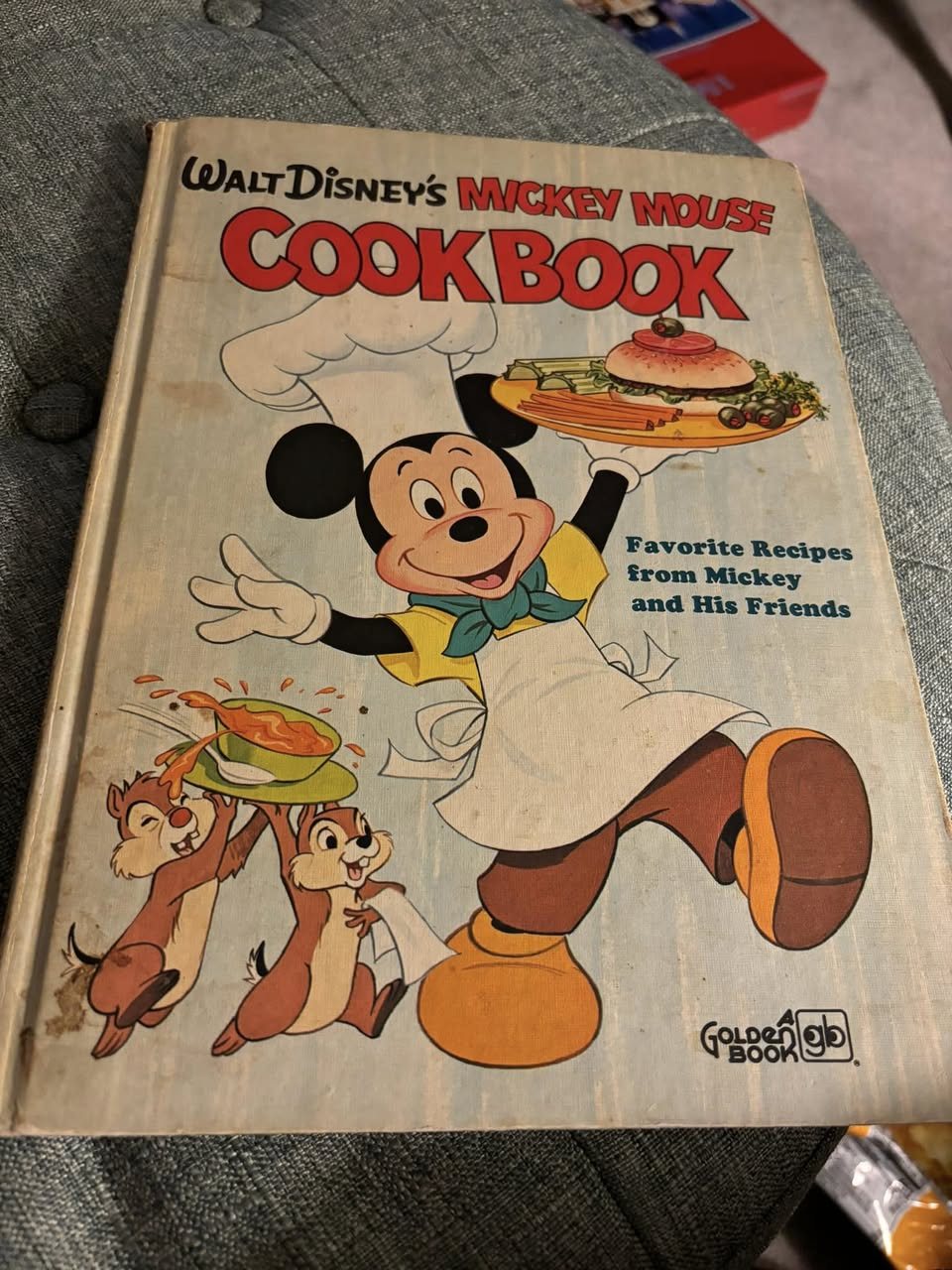 Disney Mickey Mouse cookbook, 1975. I've had this book forever