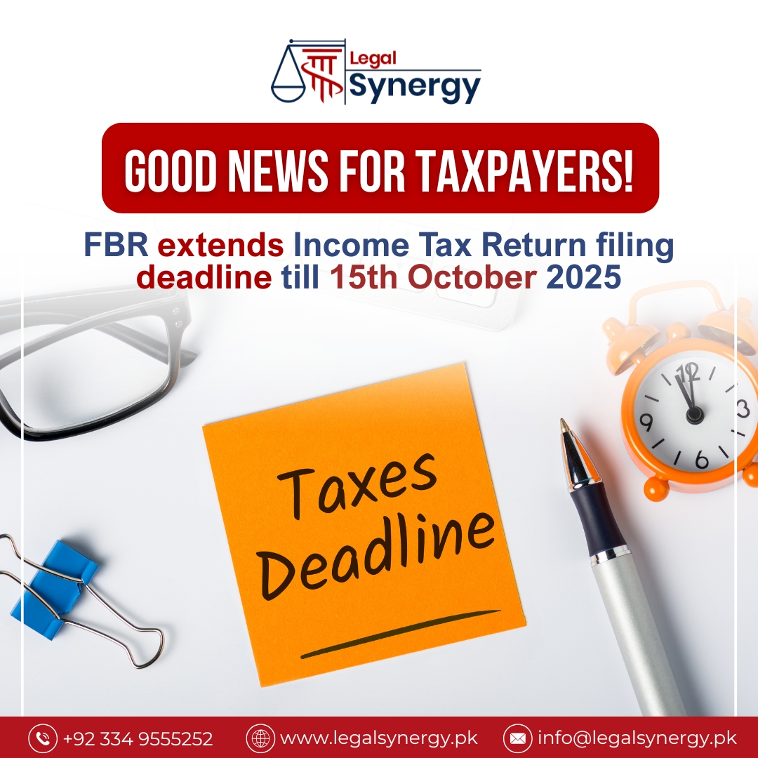 Legal - 📢 FBR Deadline Extended! The Federal Board of Revenue has ...