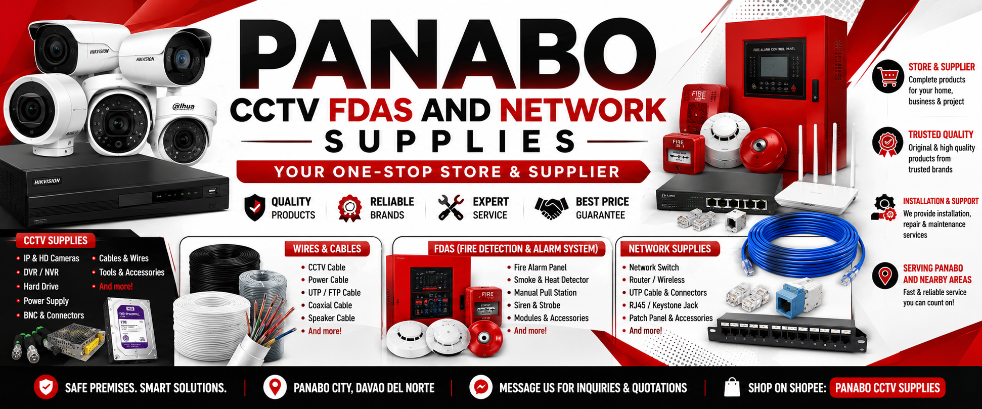 Panabo CCTV FDAS and Network Supplies
