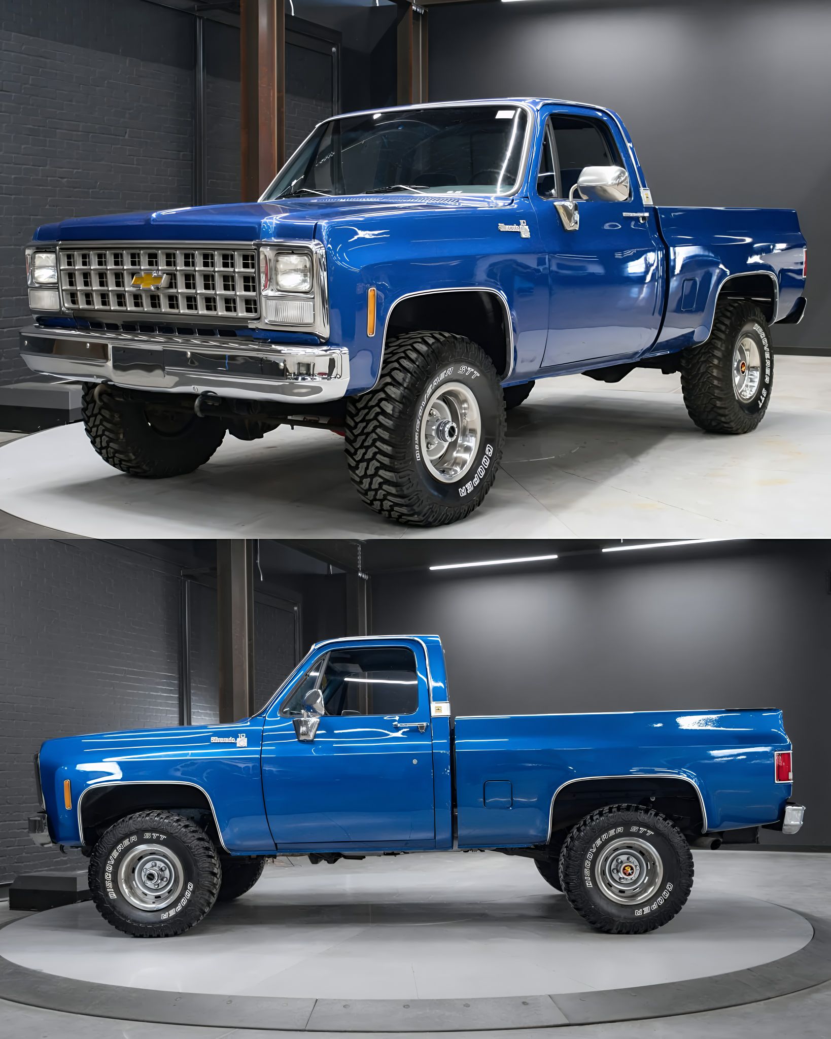 1980 Chevrolet K10 Silverado is a short-bed 4×4 pickup that was
