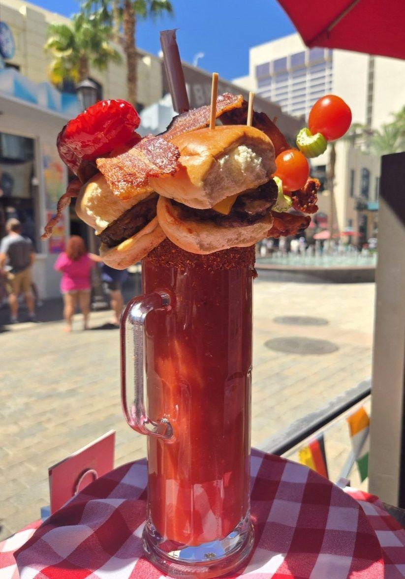 The infamous House Special Bloody Mary from Favorite Bistro on the