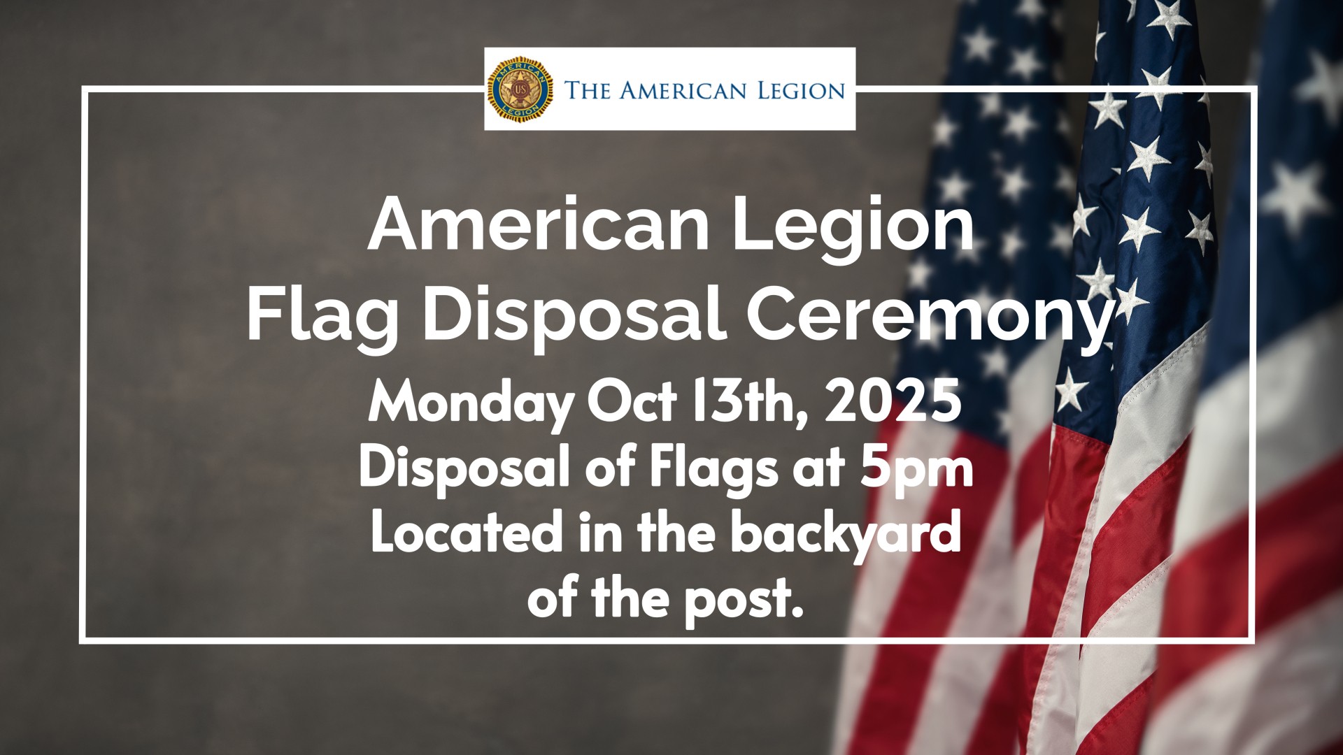 Bryan - 🇺🇸 Honoring Our Flag – Hosted by the American Legion 🇺🇸 The ...