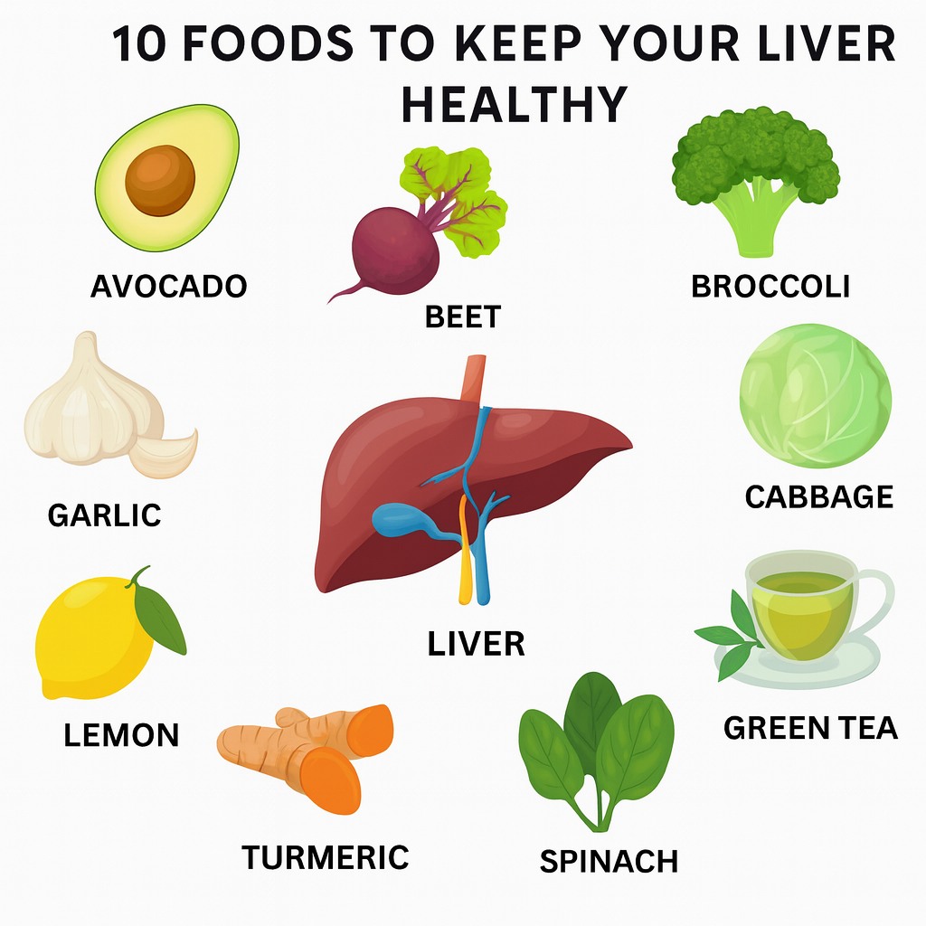 Best - 10 Foods to Keep Your Liver Healthy 🌱 Natural support to purify ...