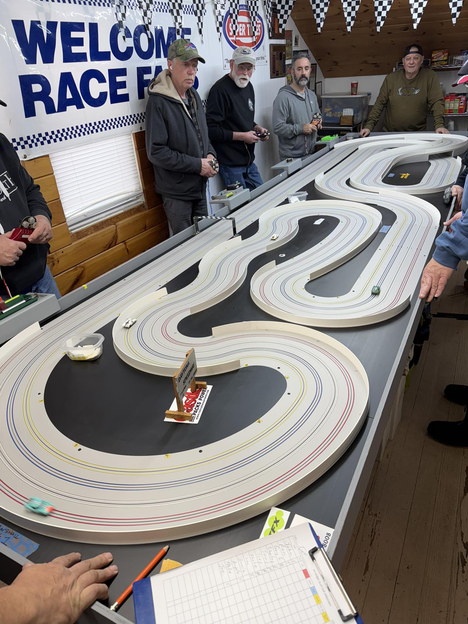 Barty’s - Today’s race day is at NY hobby slot car speedway. 12 racers ...