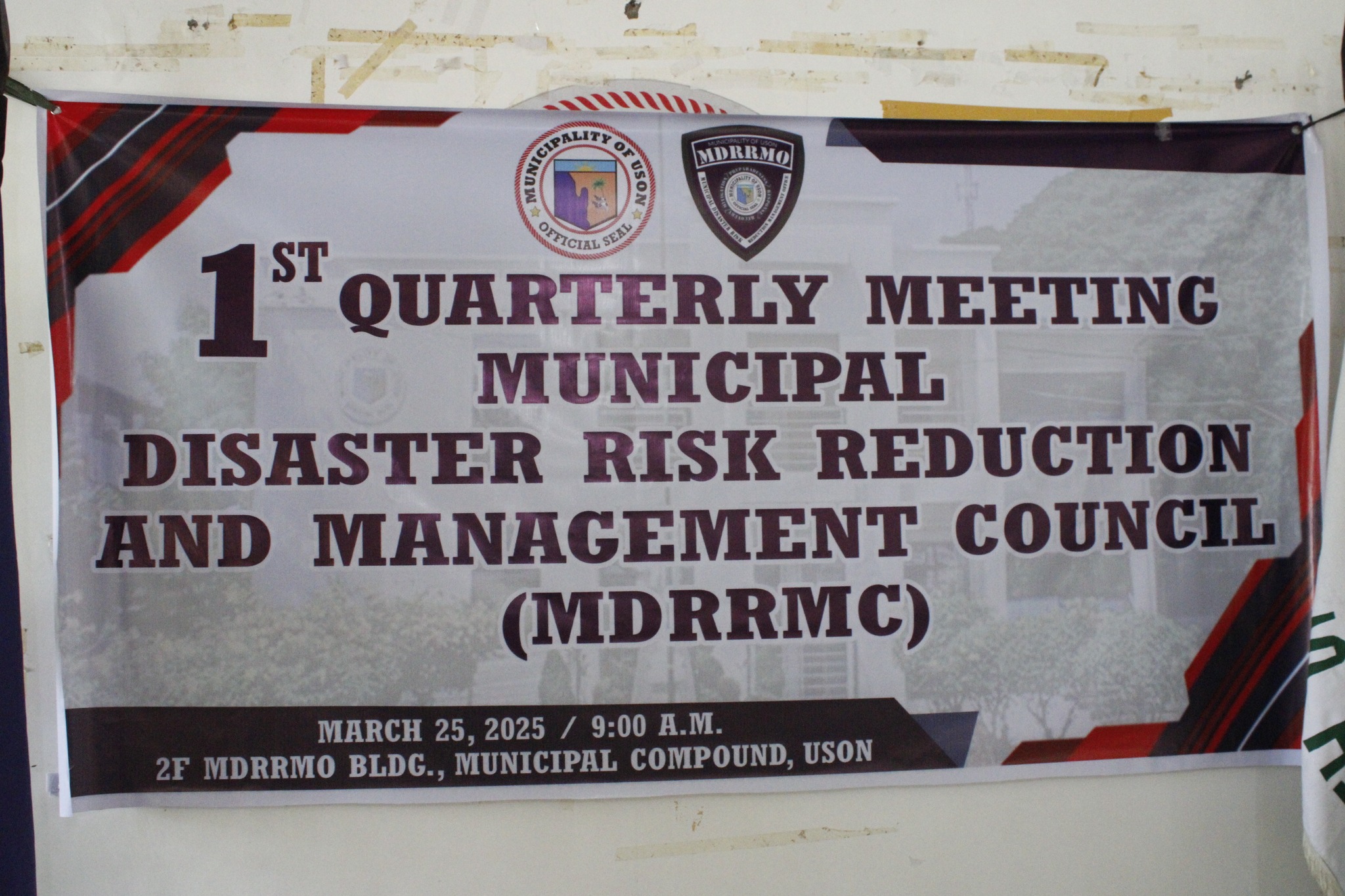 Uson - 27 March 2025 The (MDRRMC) Municipal Disaster Risk Reduction and ...
