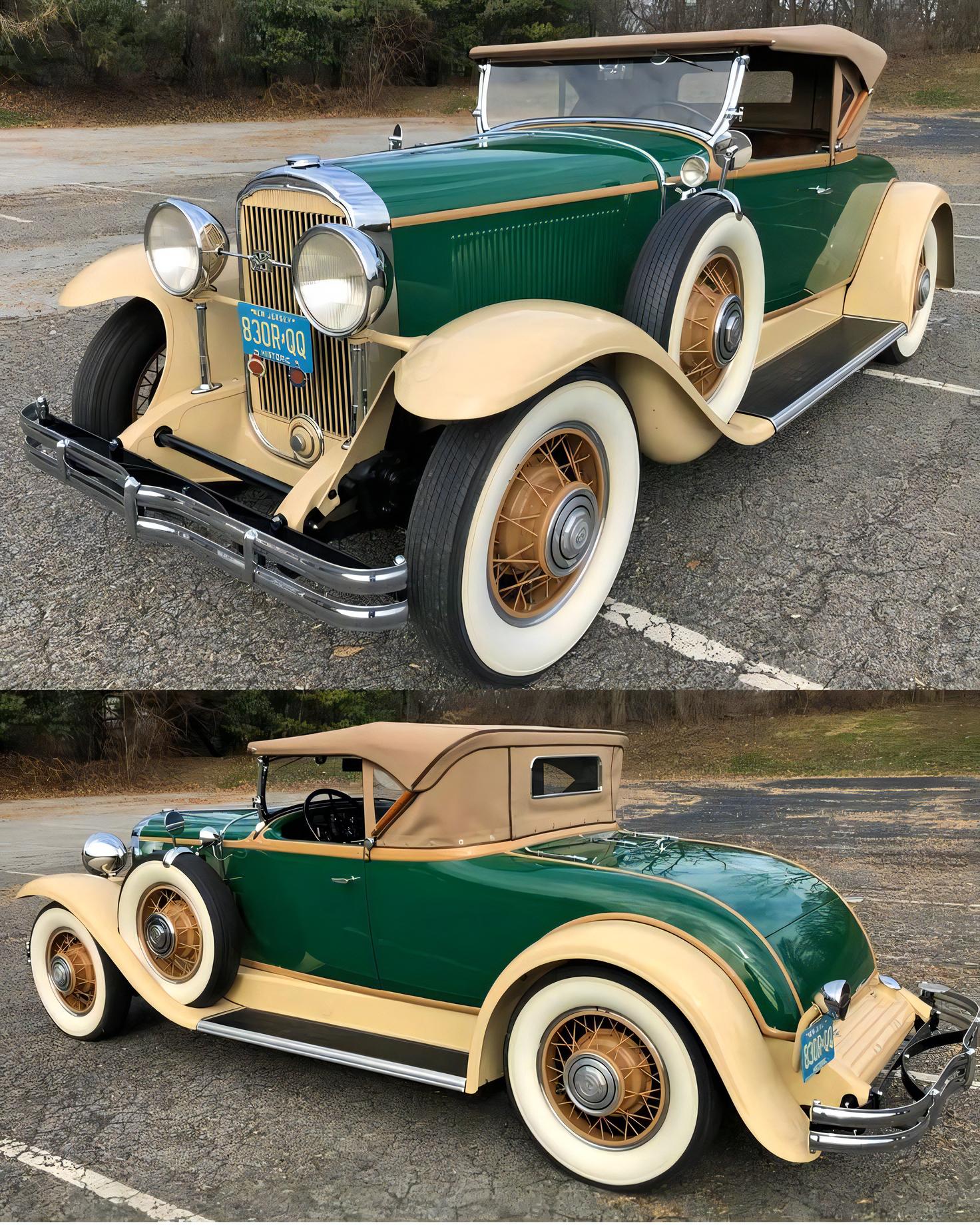 1930 Buick 60 Series Sport Roadster with rare 331ci 6 engine