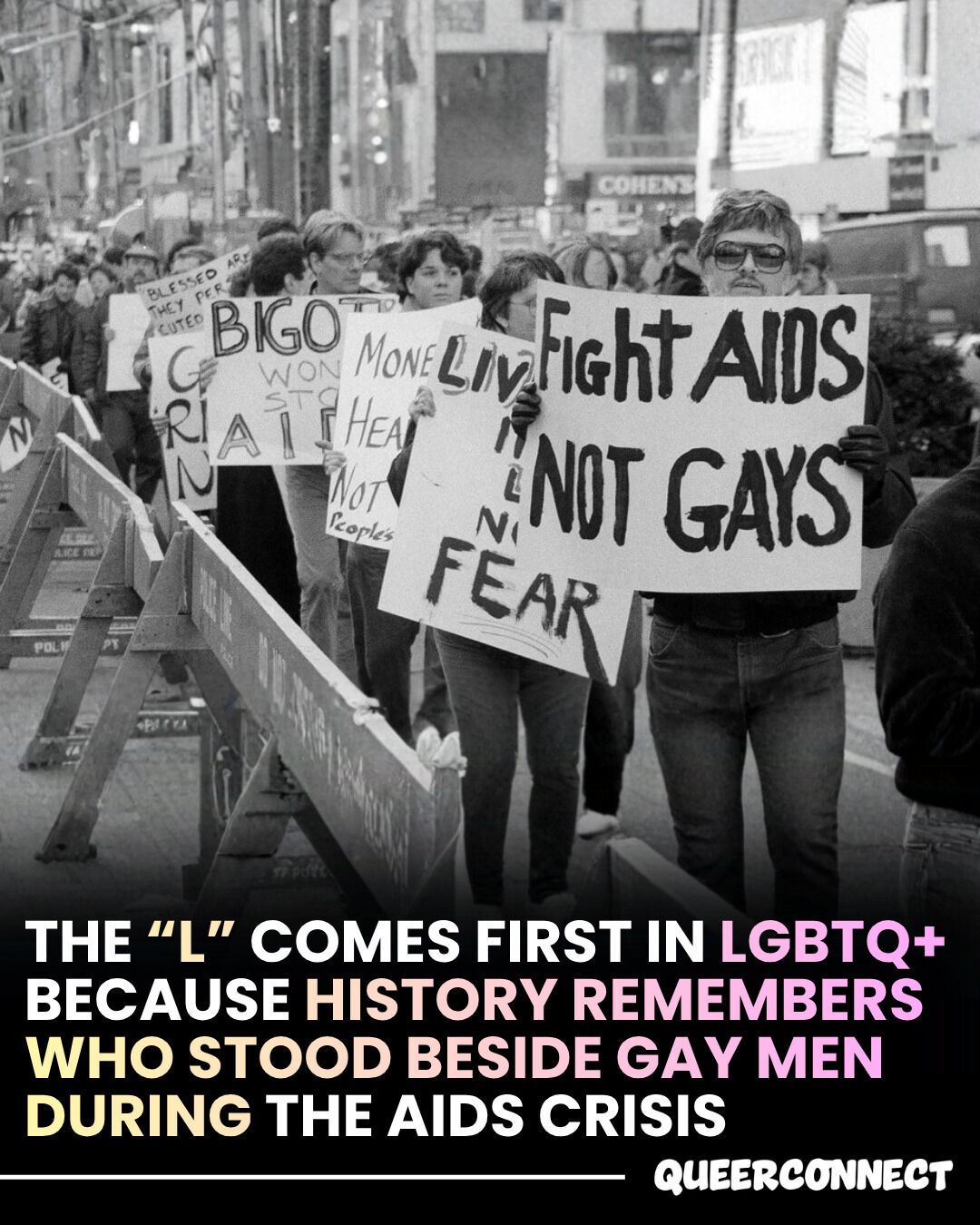 The “L” comes first in LGBTQ for historical and political reasons