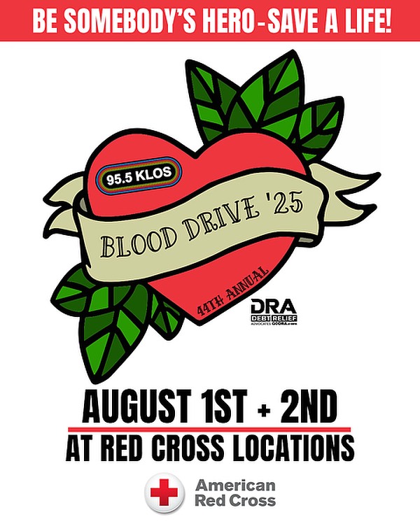 KLOS - 🩸 The 44th Annual KLOS Blood Drive is BACK! 🩸 Join us August 1–2 ...