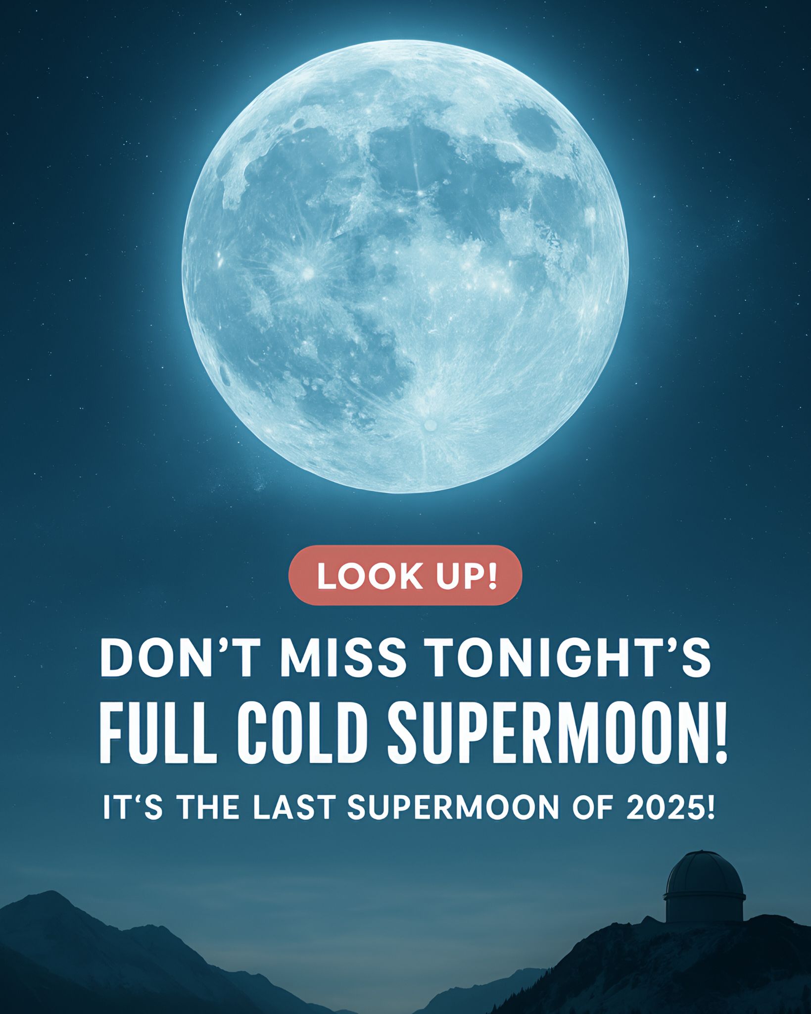 Astrowonders - 🌕 Tonight is your last chance to see a supermoon in 2025 ...