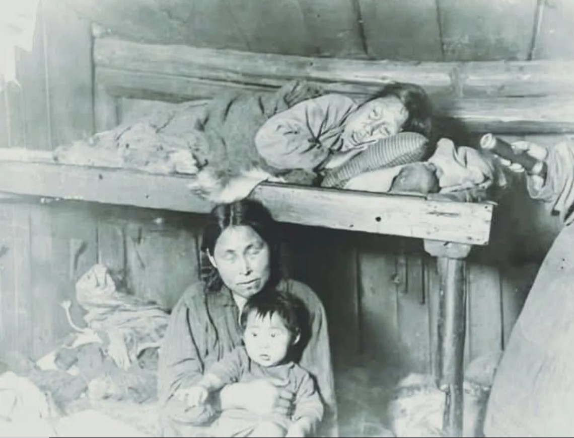 Inuit toddler's resilience in Arctic Greenland 1921