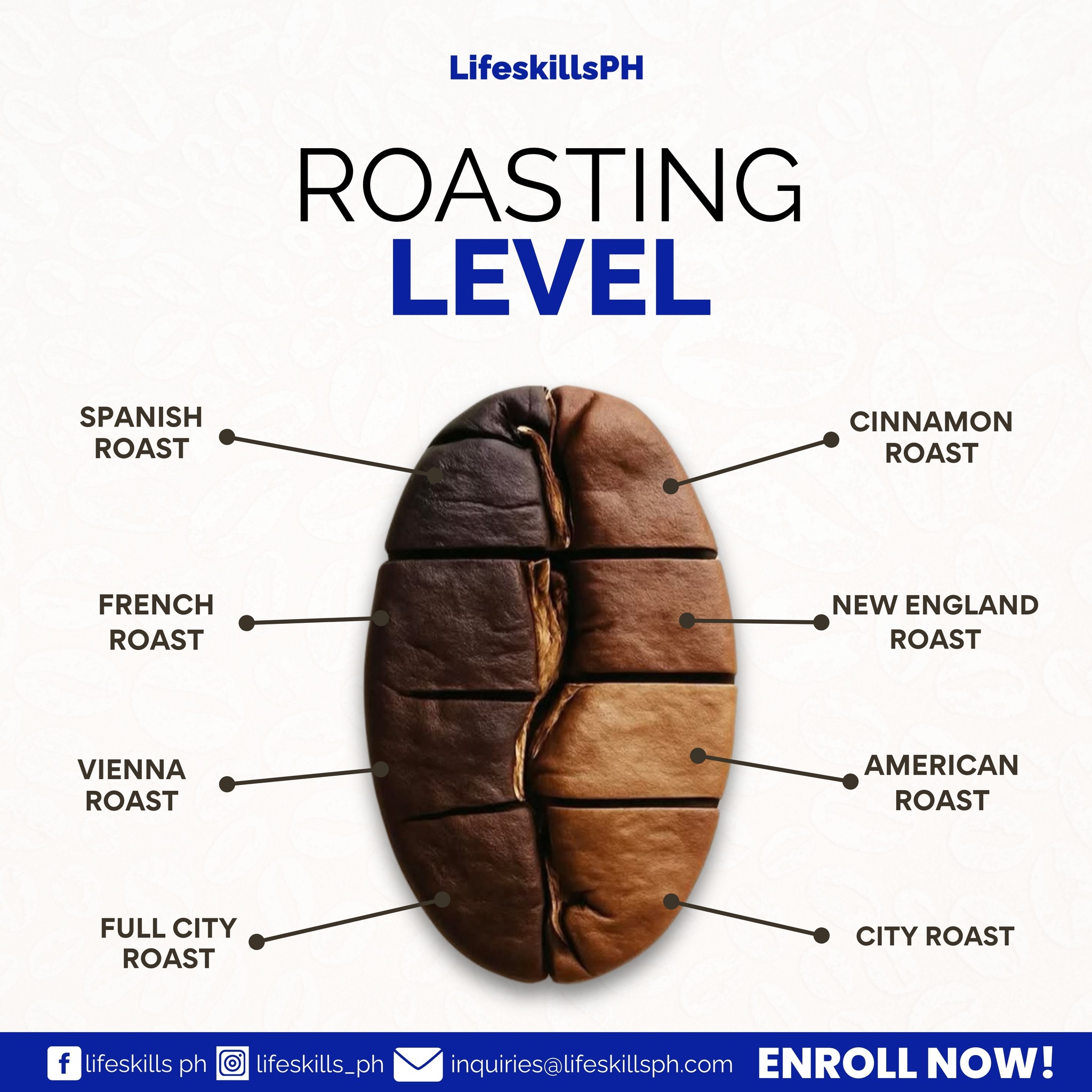 Lifeskills - ☕🔥 From Cinnamon Roast to Spanish Roast — each level of ...