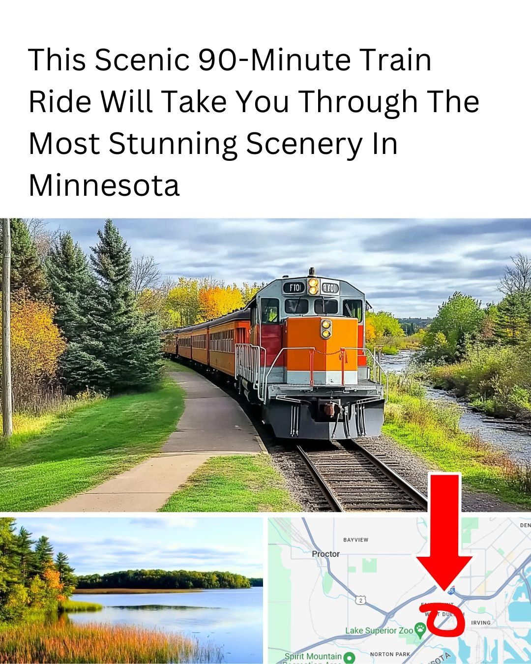Minnesota - This scenic 90-minute train ride has the most stunning ...