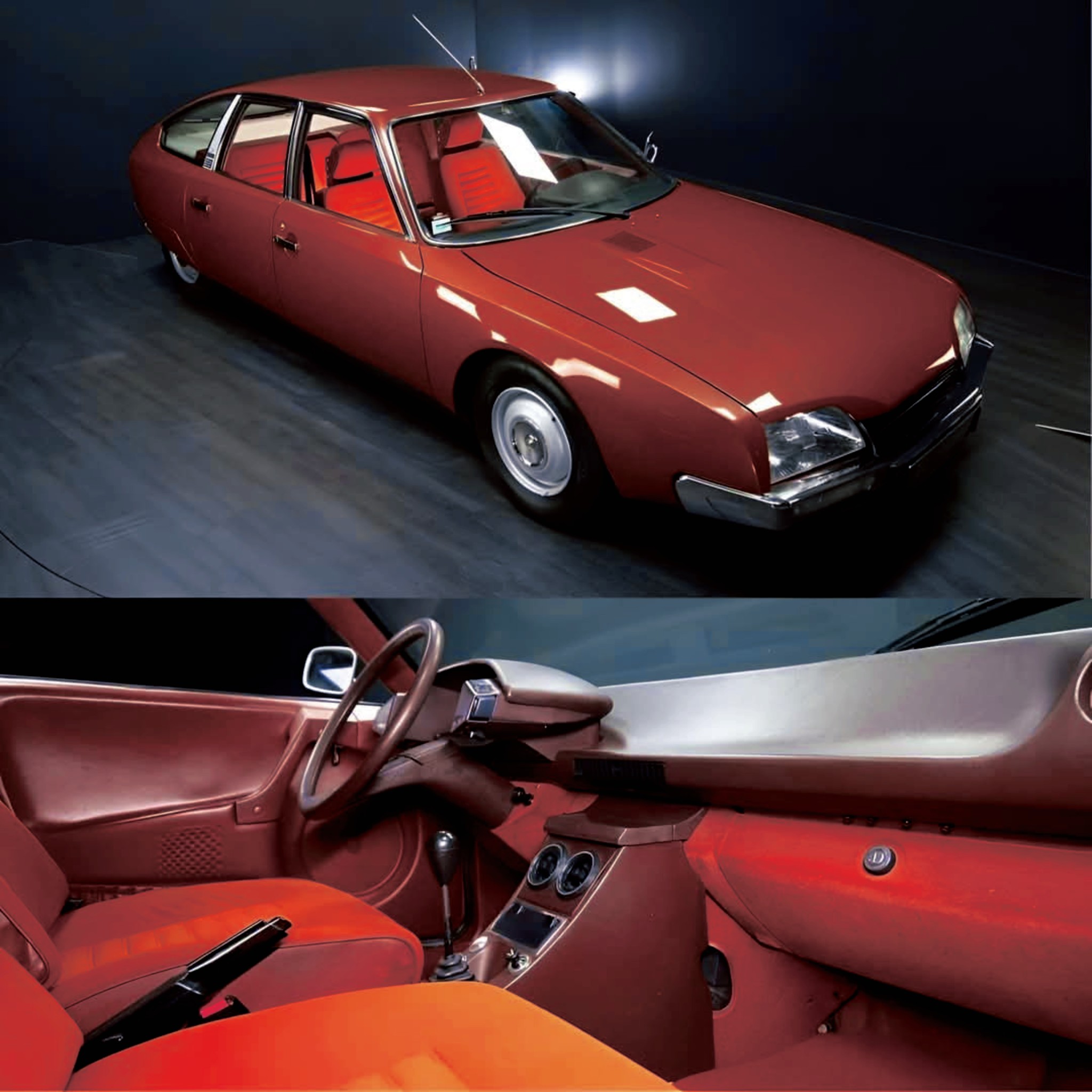 絶版希少CITROEN CX　Berline Pallas 1976 1/43 Citroen CX 2200 Pallas: Rare early luxury car (1974-1975)