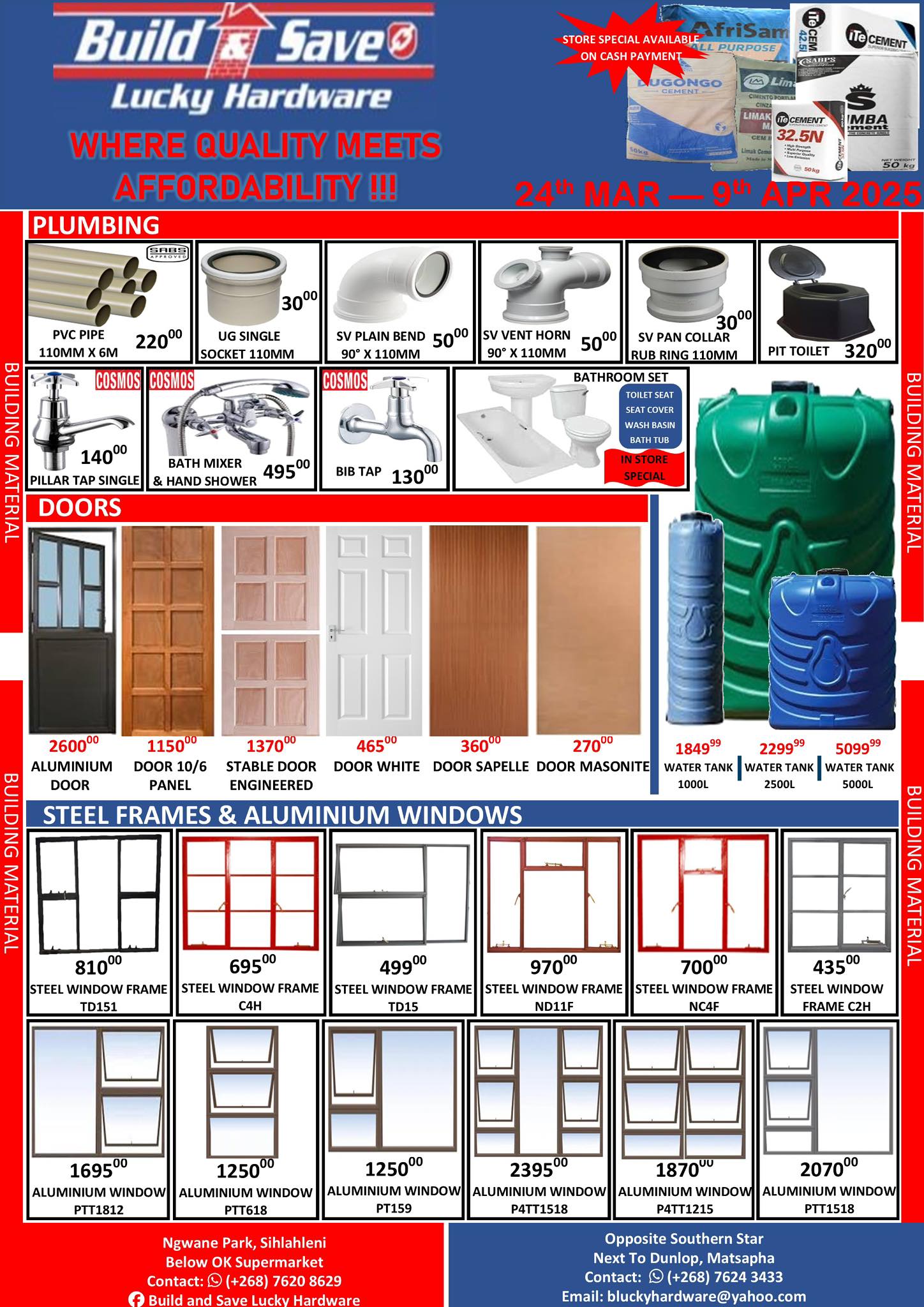 Build & Save Lucky Hardware... - Build & Save Lucky Hardware