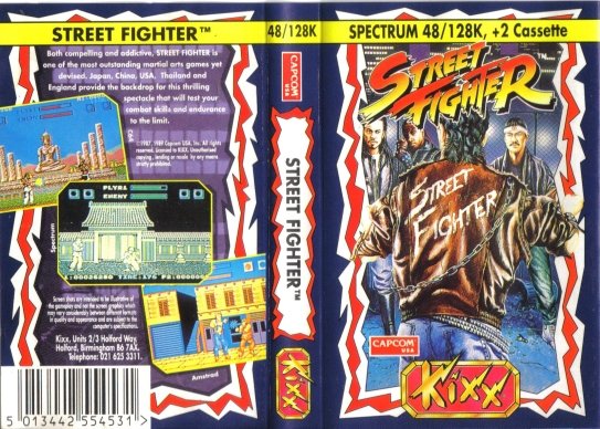 ストリートファイター Hard to believe this came out on the ZX Spectrum! Street Fighter