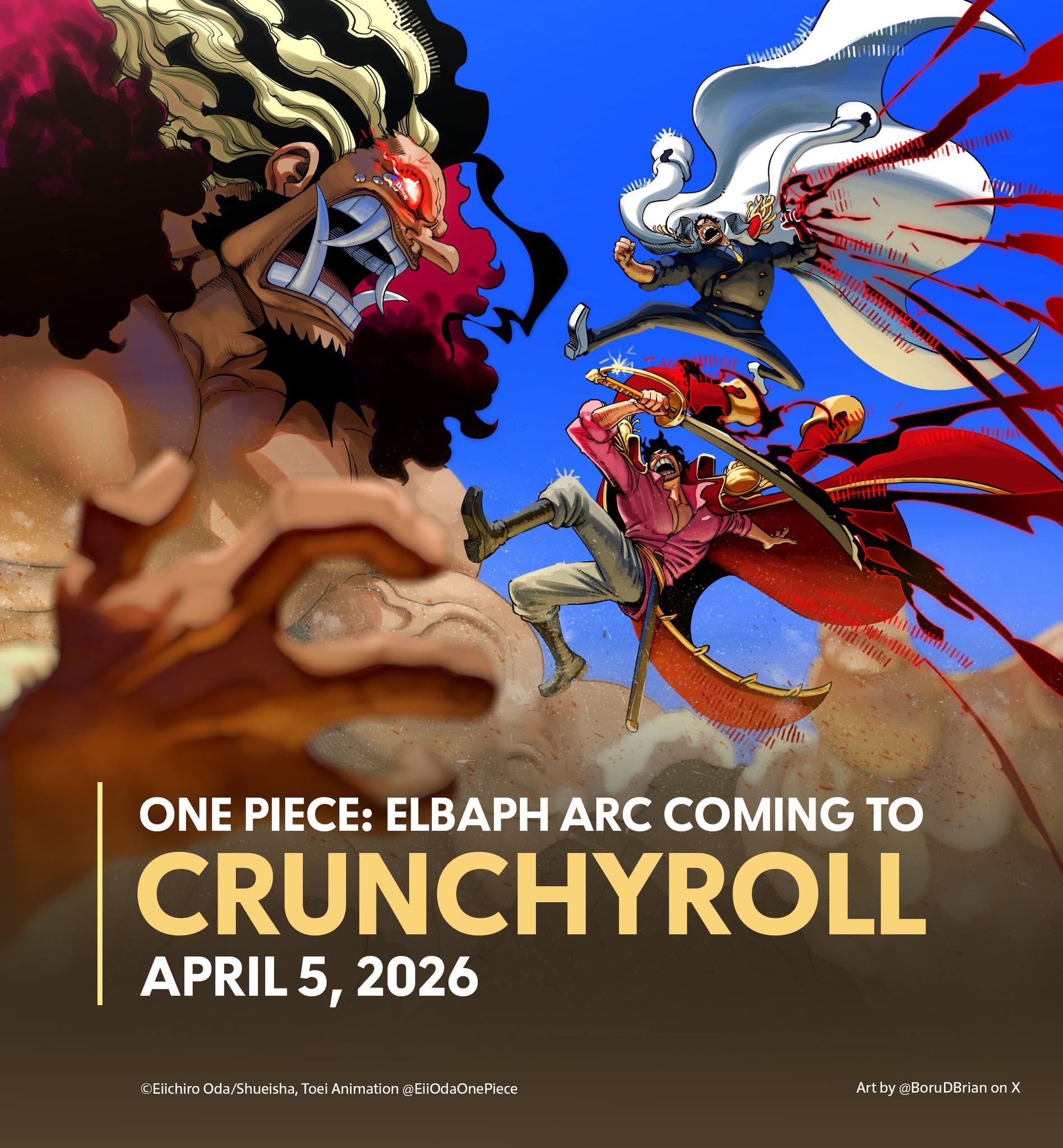 One - The Elbaph Arc is officially coming to Crunchyroll on April 5 ...