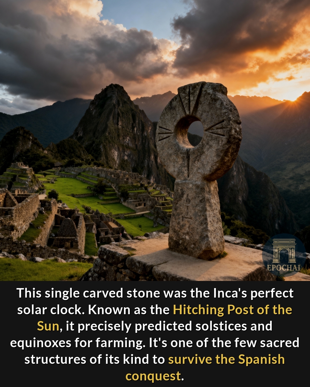 Epochal - In the heart of Machu Picchu lies a mysterious stone with a ...