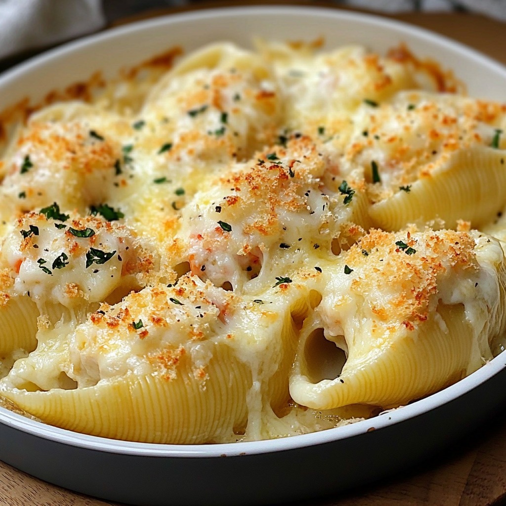 Recipes Tanya - 🦐🧀 Seafood Stuffed Shells – creamy, cheesy, and packed ...
