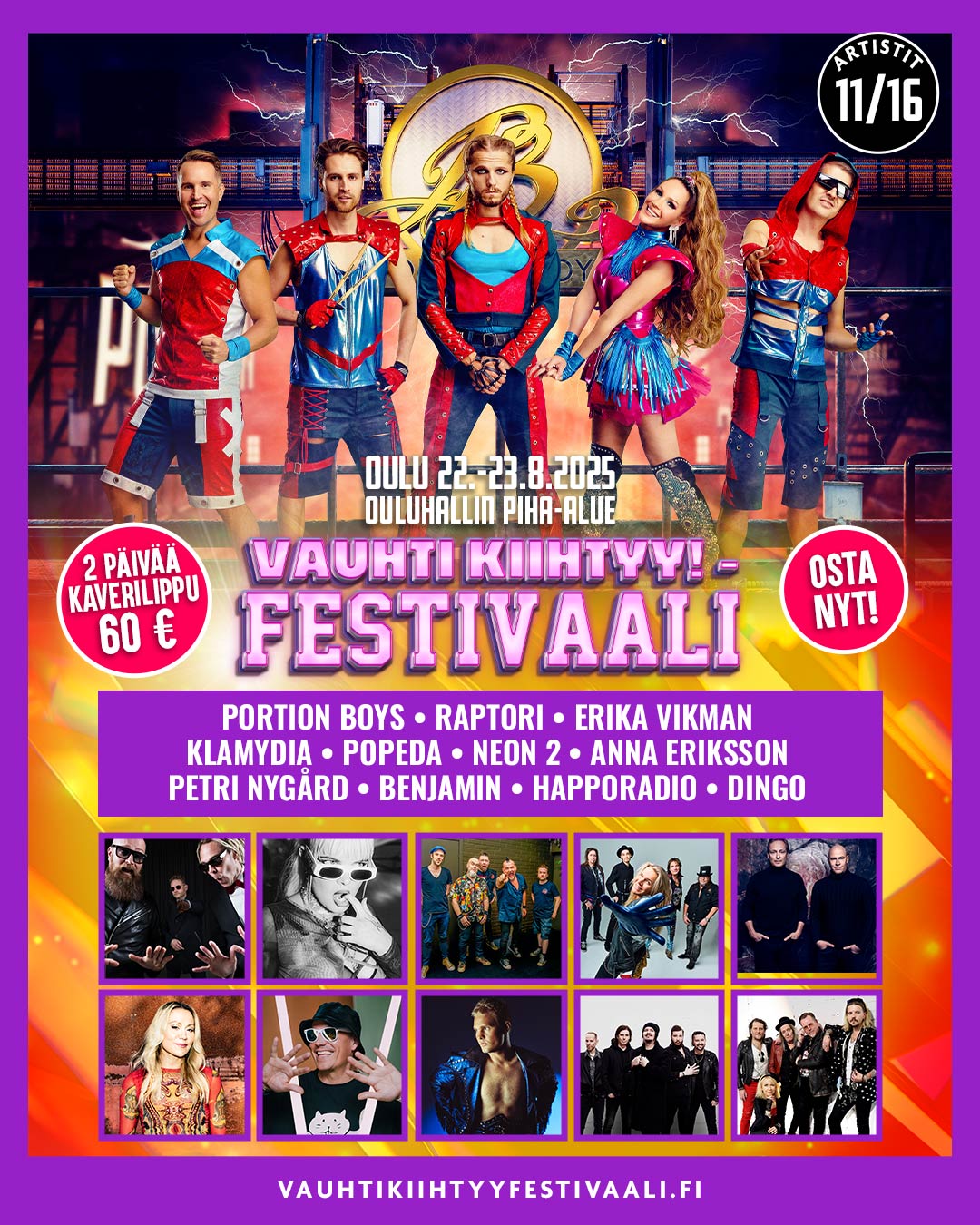 Vauhti Kiihtyy Oulu -Festivaali | Oulu