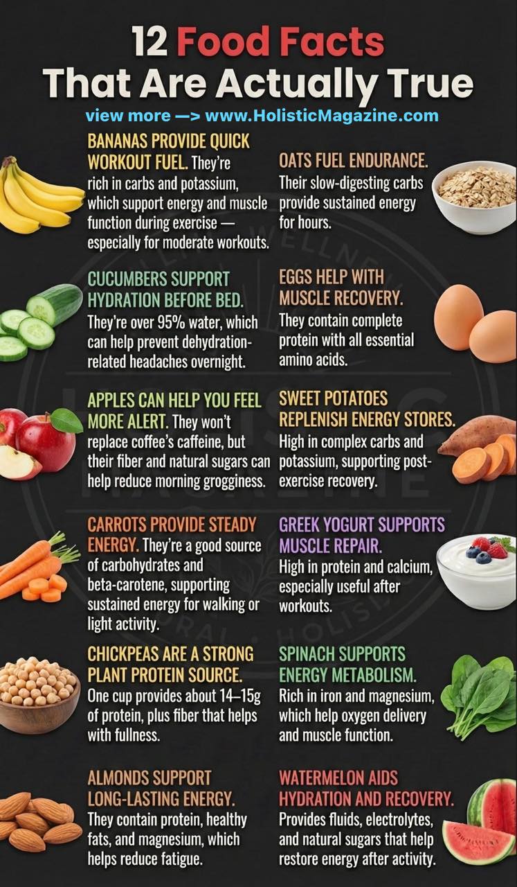 Holistic - 12 Surprising Food Facts That Are Actually True 🥒 # ...