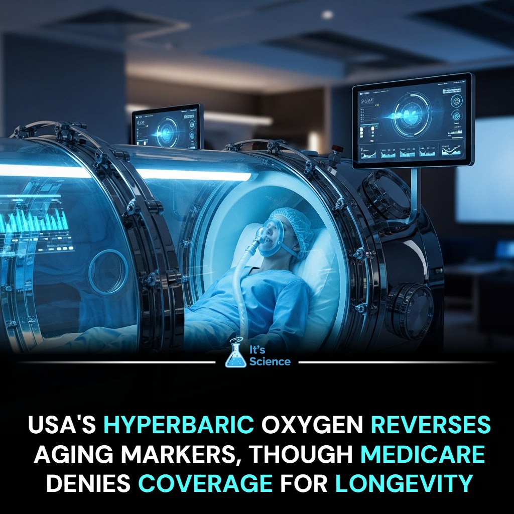 It's - USA's hyperbaric oxygen reverses aging markers, though Medicare ...