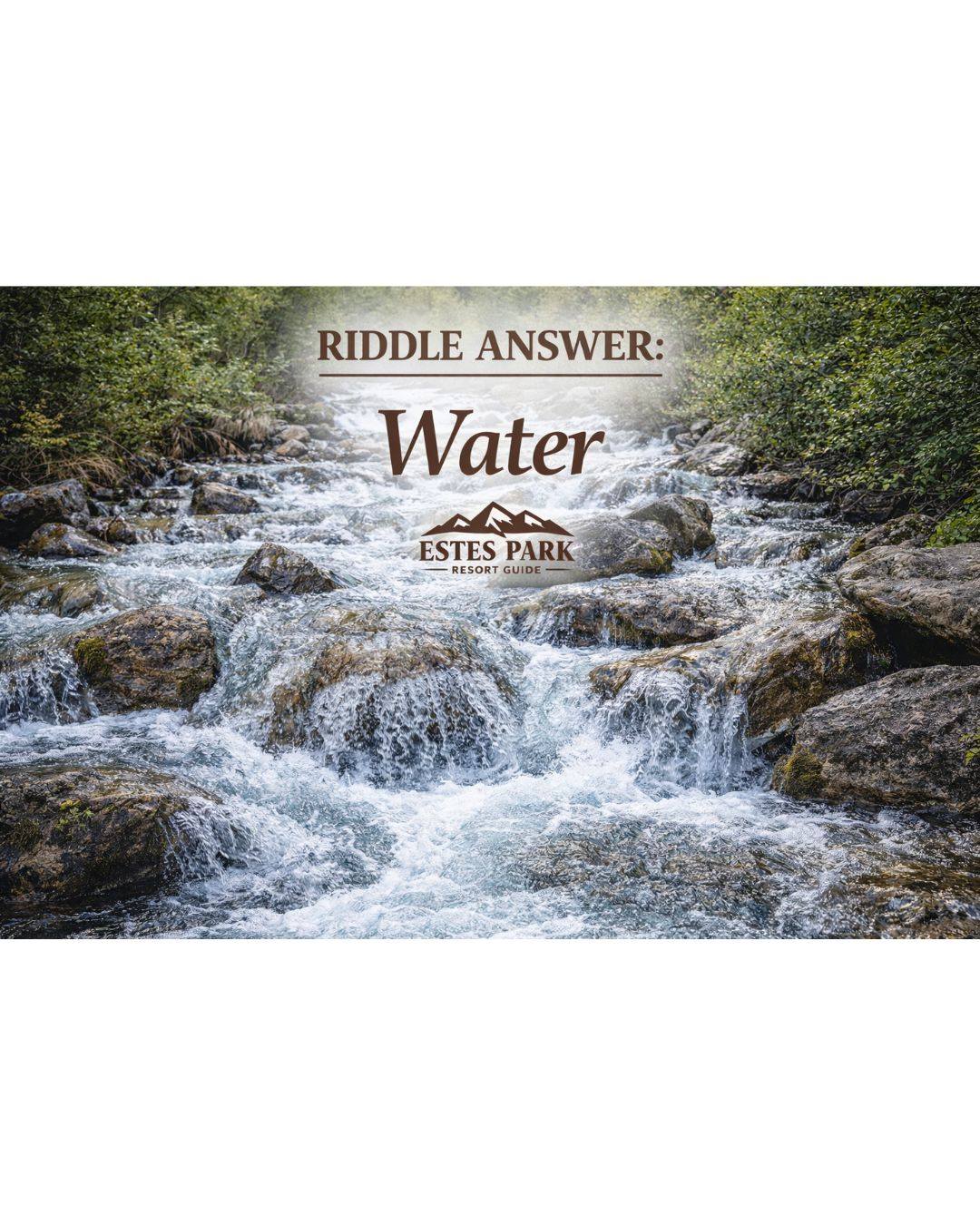 🧩🏔️ RIDDLE ANSWER — REVEALED 🏔️🧩... - Estes Park Resort Guide | Facebook