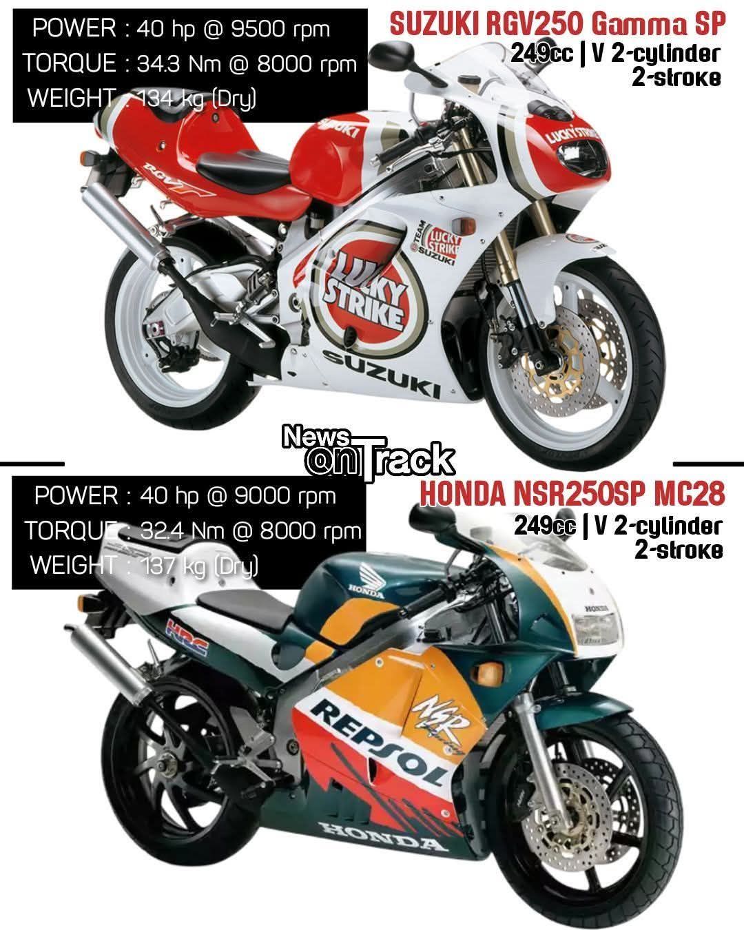 The Suzuki RGV250 Gamma SP vs Honda NSR250SP MC28 is a dream
