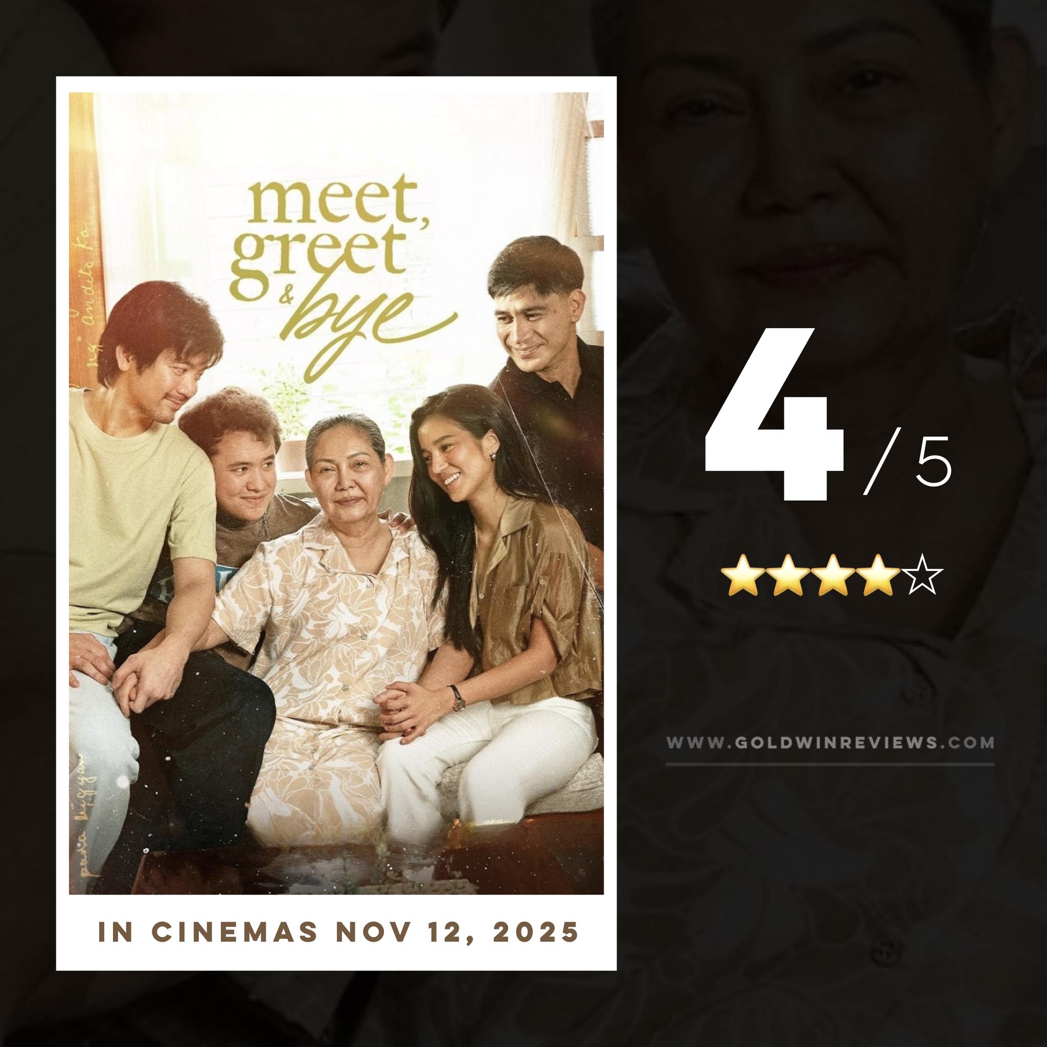 Goldwin - Meet Greet and Bye (2025) Directed by: Cathy Garcia-Sampana ...