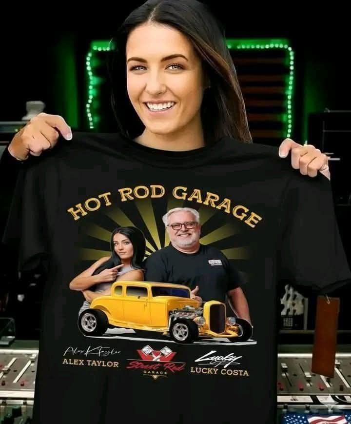 Lucky 7® T-shirt | Homme | U.S.A. Classic Hot Rod Tuning Garage Car | S à 5XL, Blanc., S