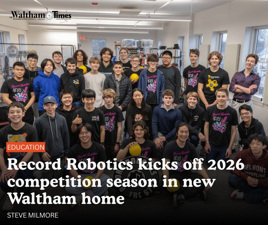 The Waltham - Record Robotics, an award-winning student robotics team ...