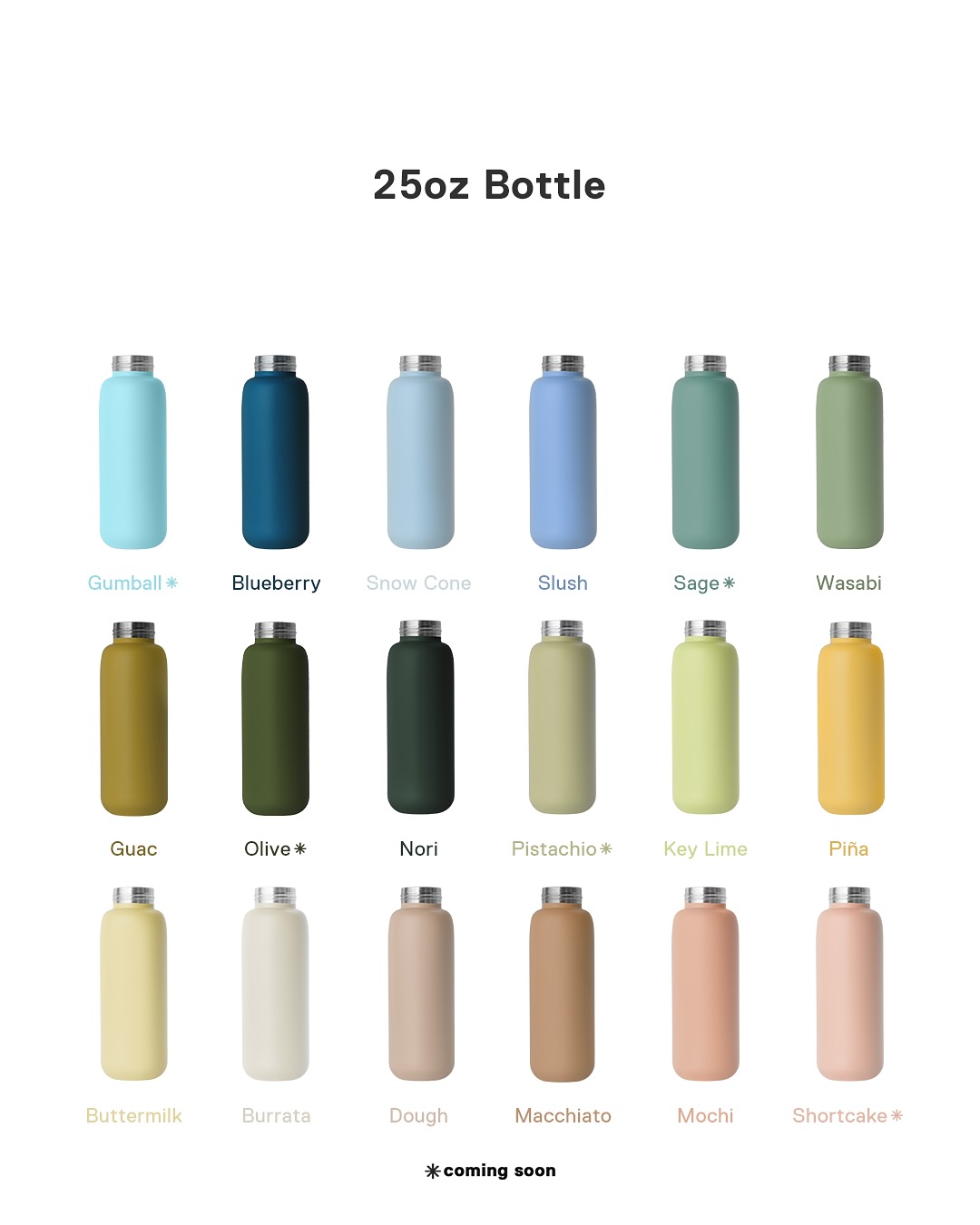 Sunnies Flask - Your Sunnies Flask color cheat sheet 🎨 Now... | Facebook