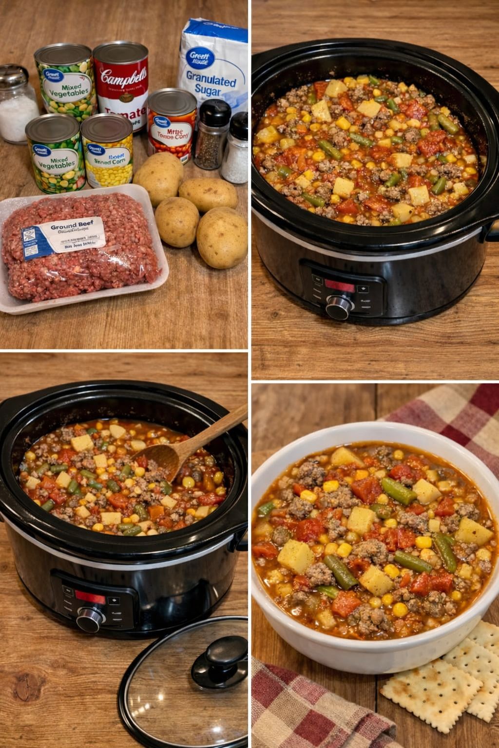 Larissa - Hearty Crockpot Cowboy Soup This is a cozy, filling soup that ...