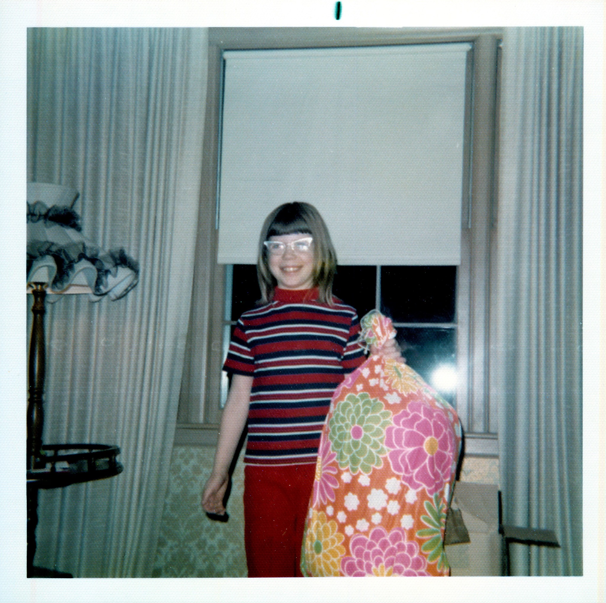1970s themed sleepover with homemade tent and popcorn
