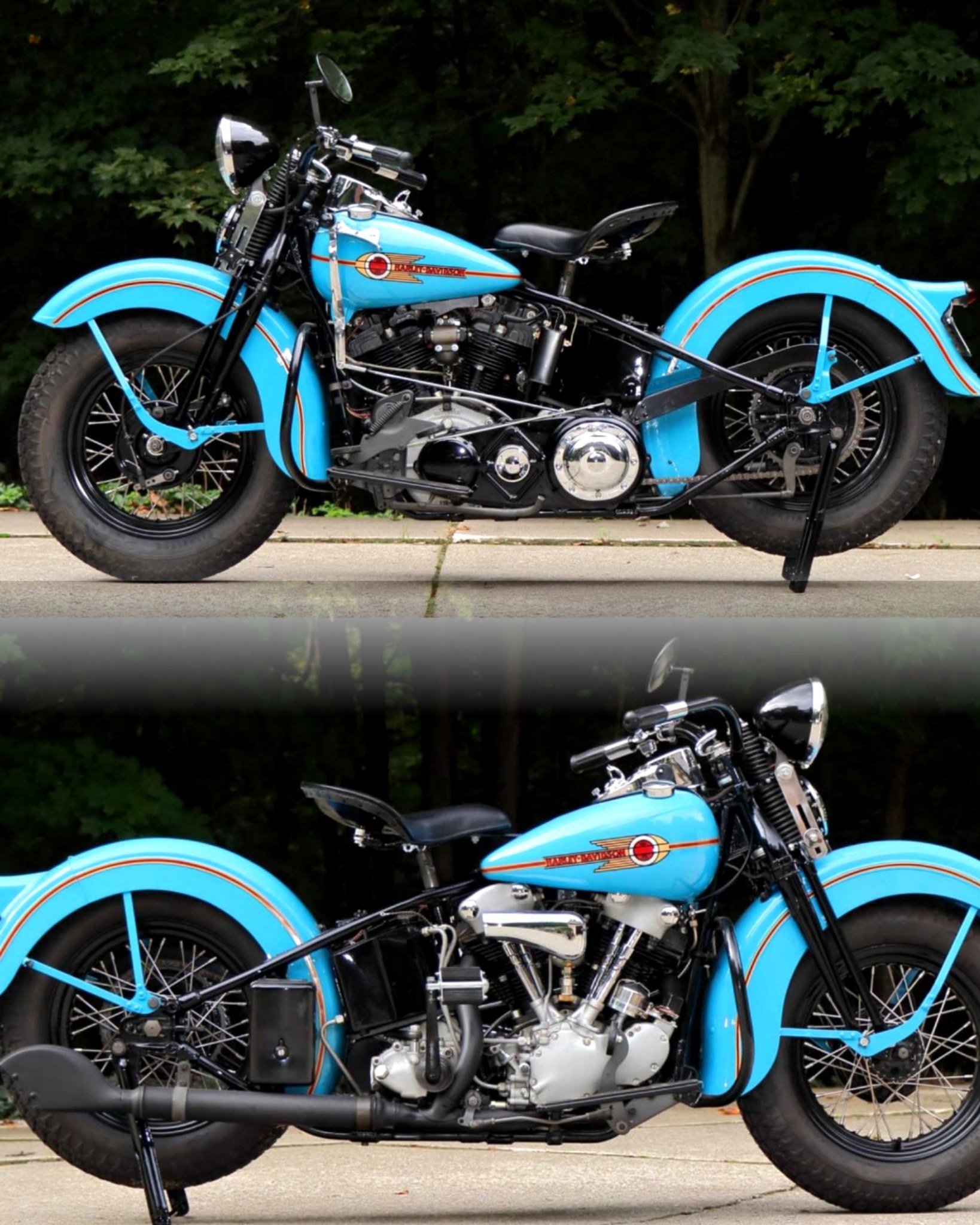 Restored, iconic, and unmistakably Harley 🏍️ This 1938