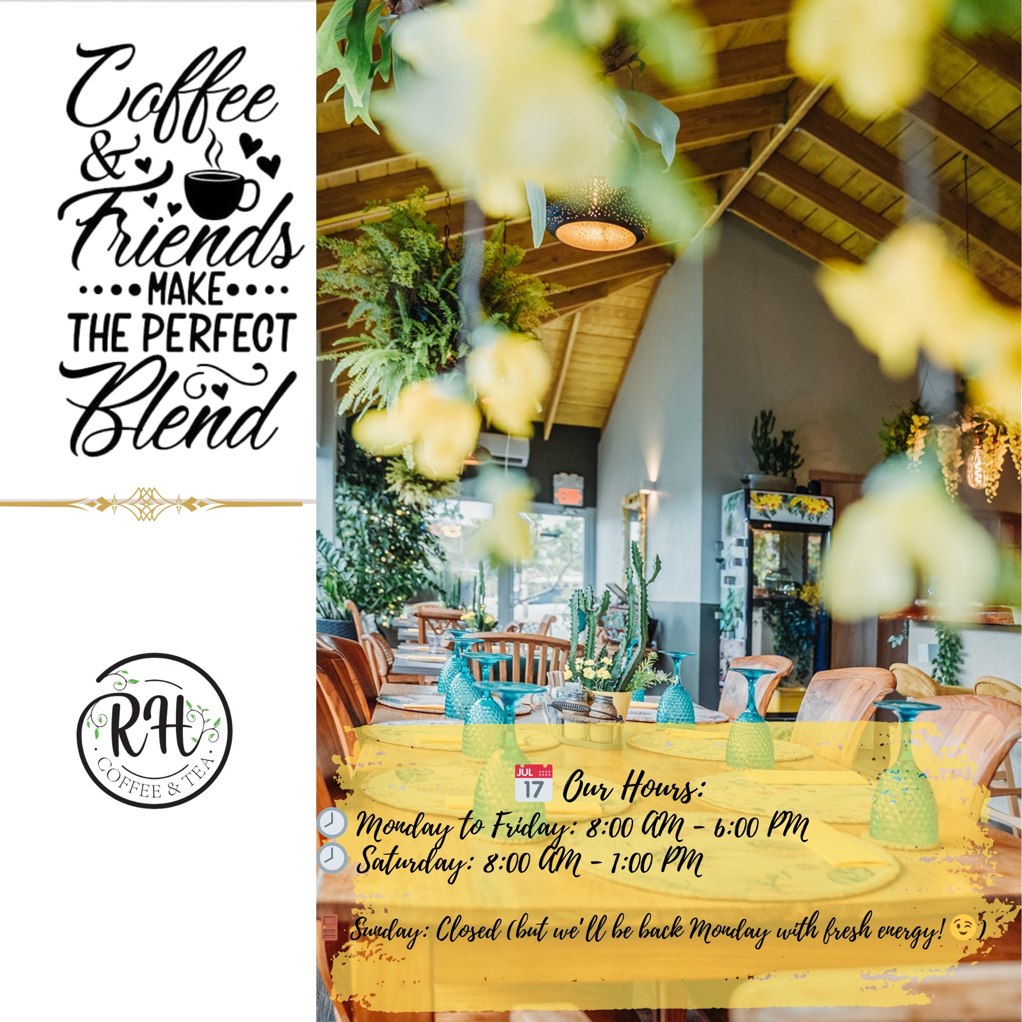 RH Coffee & Tea - ☕ Your favorite coffee, at the perfect...