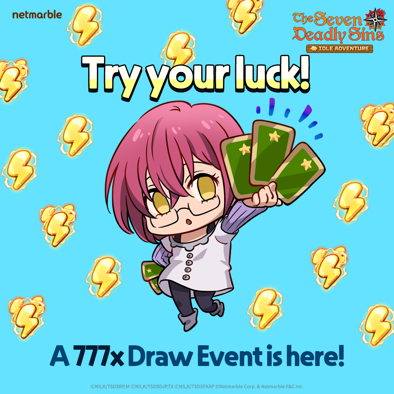 777x draw event in 7DS Idle Adventure