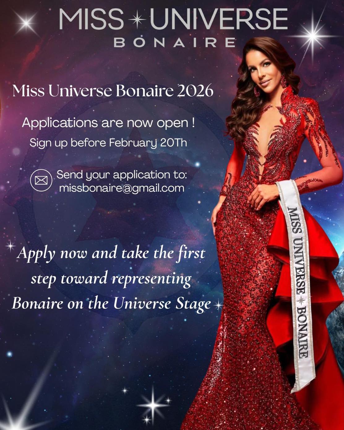 Miss Universe Bonaire | Kralendijk Bonaire, Sint Eustatius and Saba