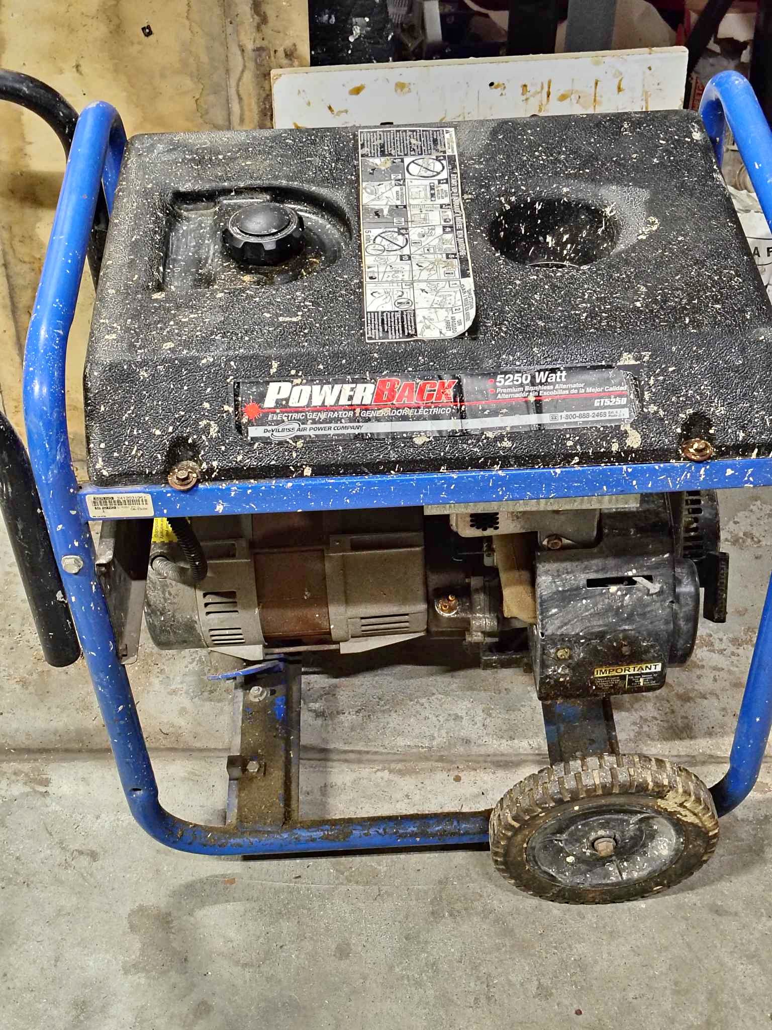 CAT RP8000E Generator 8000 Watt Portable Power - Miscellaneous Tools ...