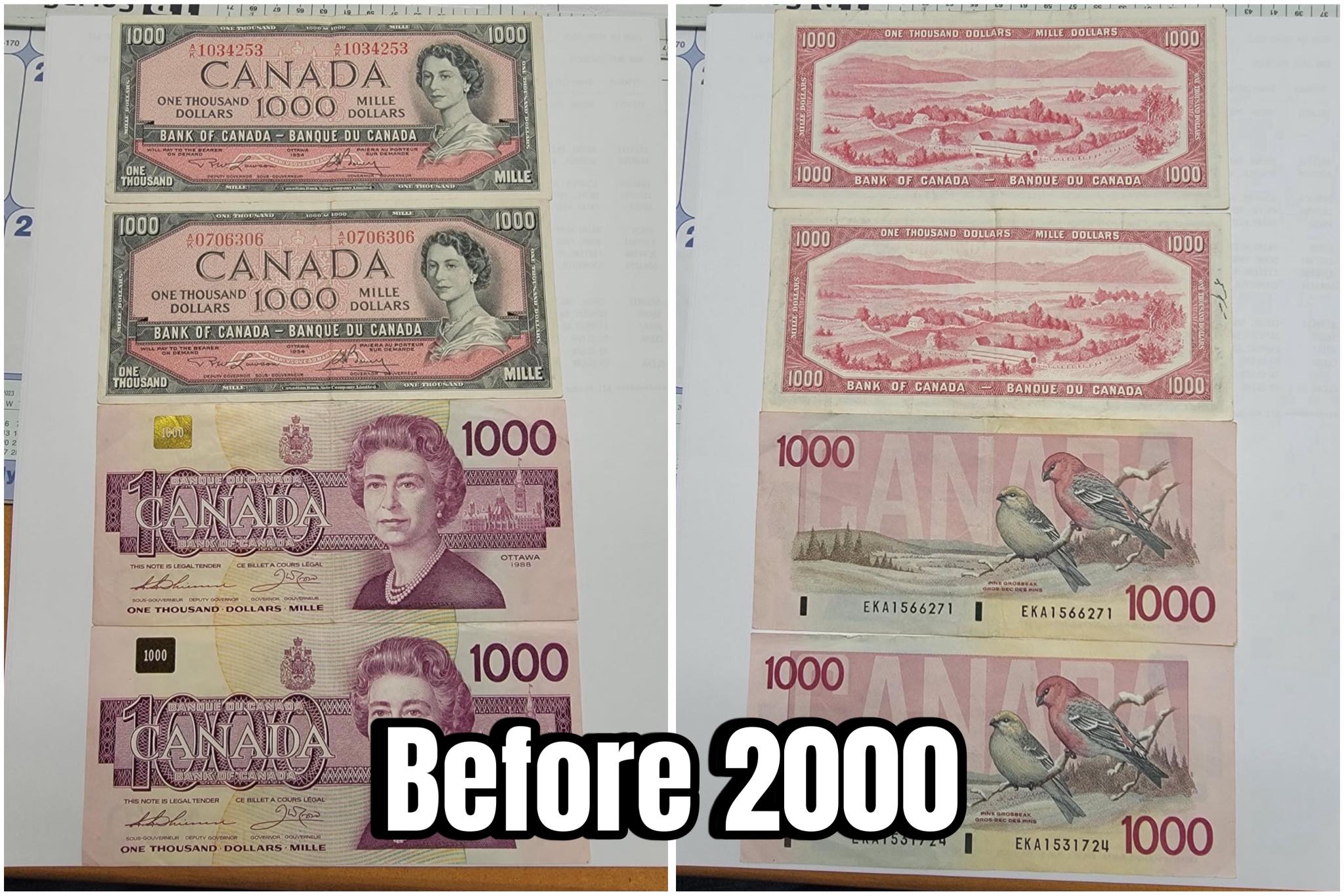Montreal - Did you know… Canada stopped issuing the $1000 banknote in ...