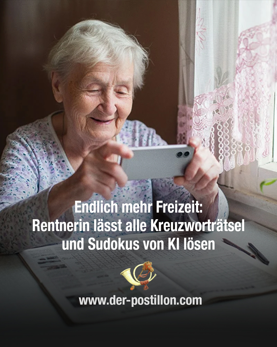 Gewusst, wie! Artikel lesen: https://www.der-postillon.com/2025/10/ki- raetsel.html
