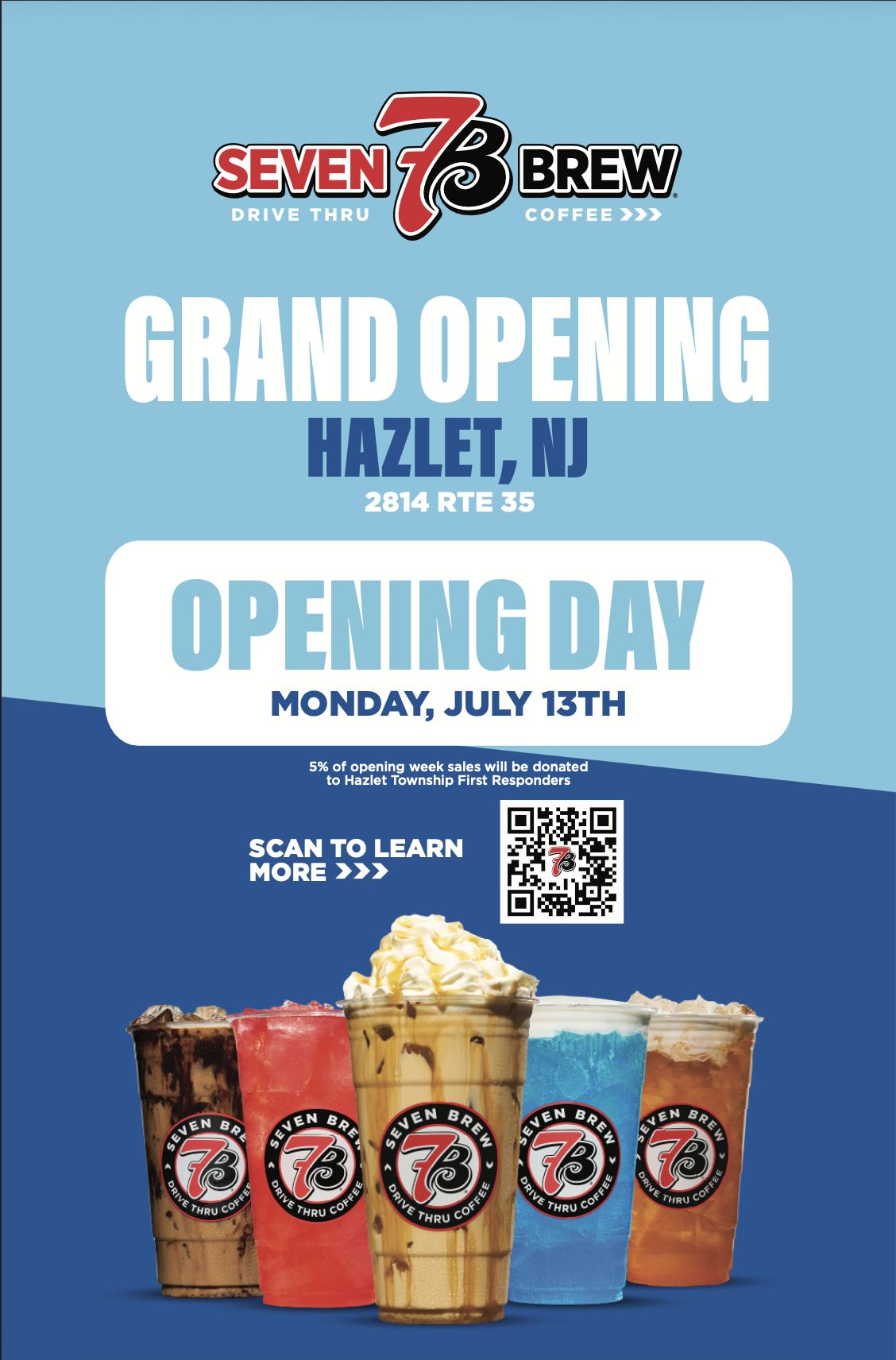 G7B Coffee Hazlet 7 Brew opening July 13th
