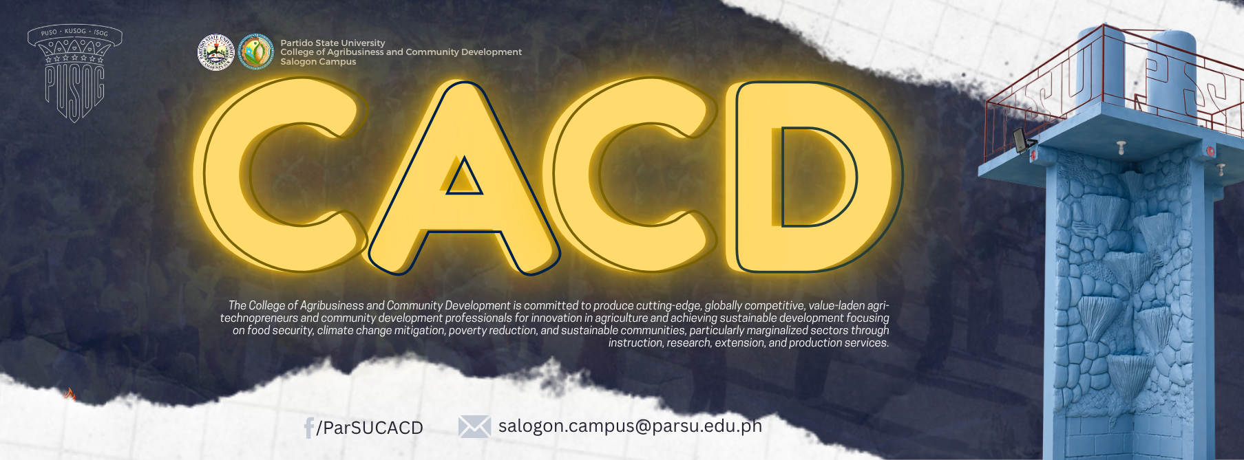 ParSU College of Agribusiness and Community Development - Salogon ...