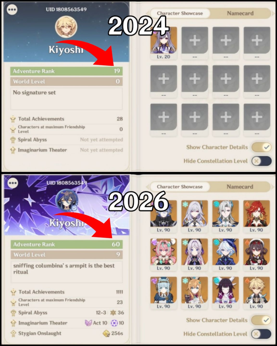 Compte Genshin Impact AR 60 Avec 47 Personnages/armes 5 étoiles - Serveur EU - Neuf