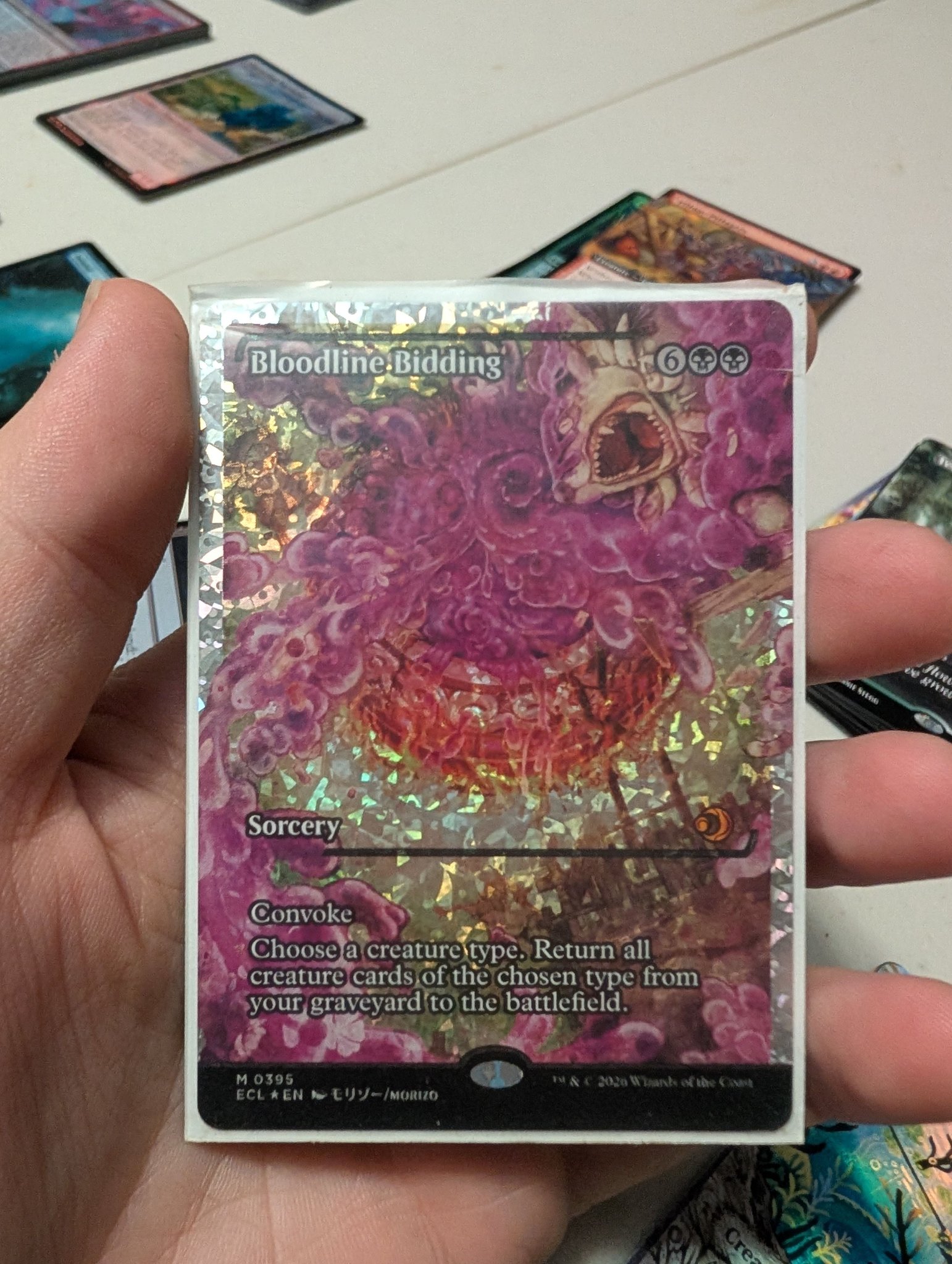 Pulled a fracture foil moonshadow card